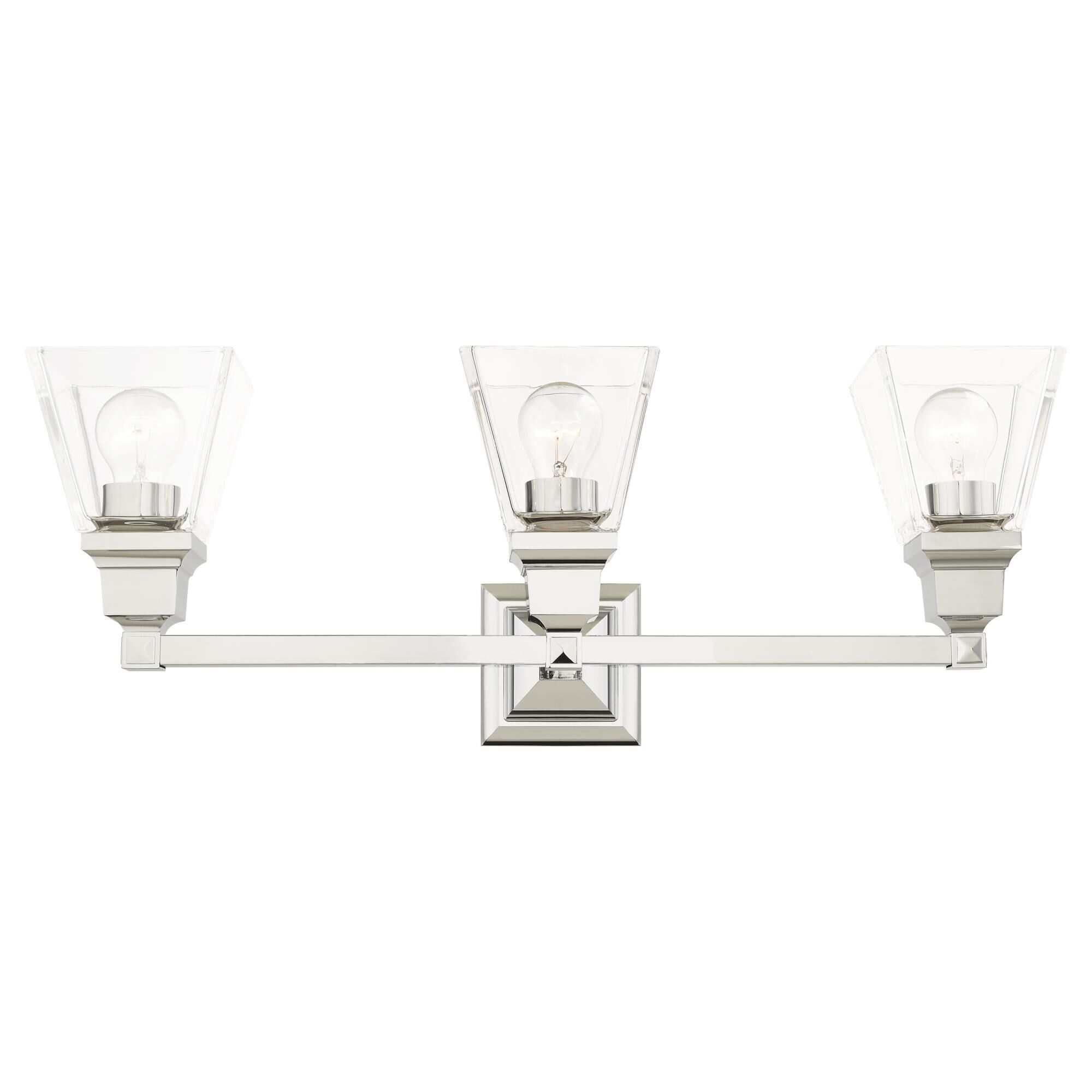 Mission 25 Inch 3 Light Bath Vanity Light by Livex Lighting