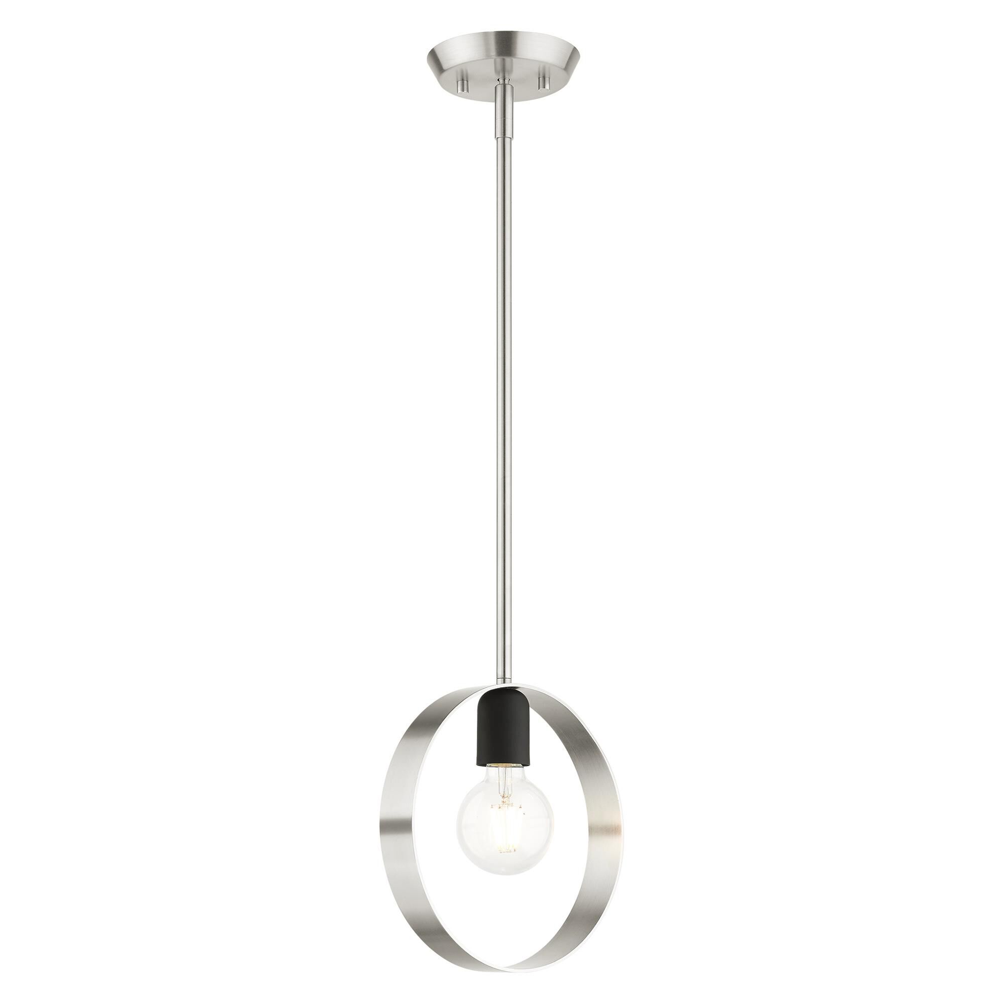 Livex Lighting Modesto 9 Inch Mini Pendant