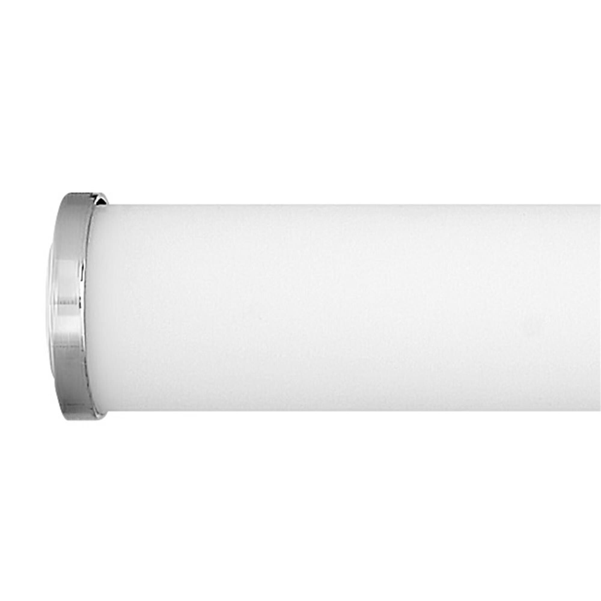 Shown in Brushed Nickel finish and Etched White glass