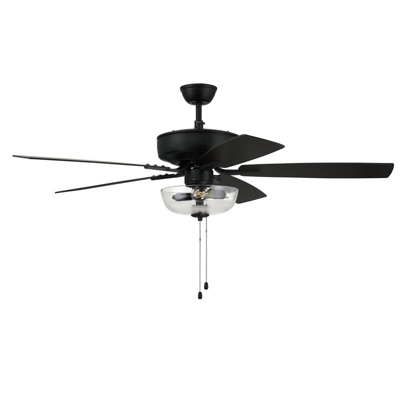 Pro Plus 52 Inch Ceiling Fan with Light Kit by Craftmade