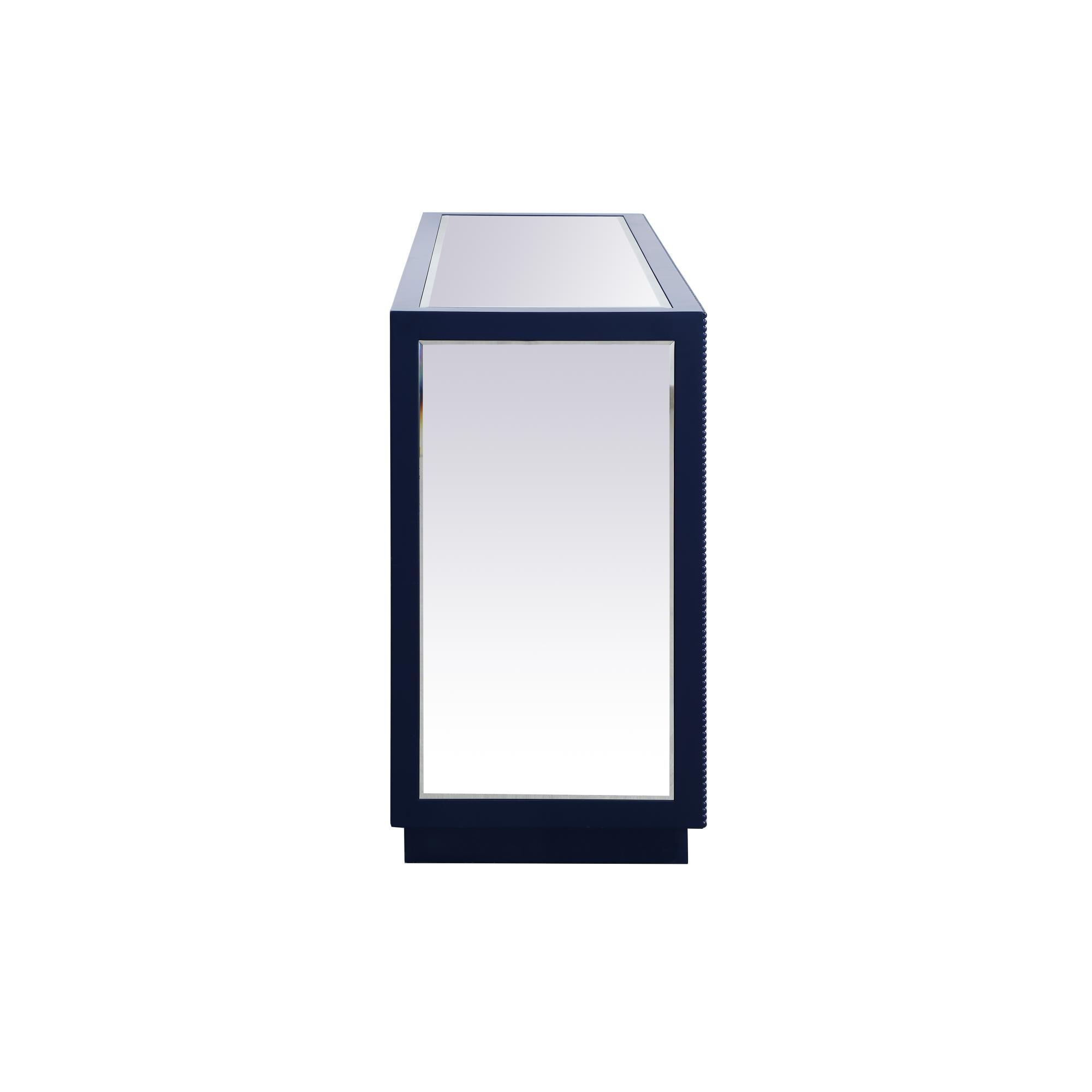 Shown in Blue finish