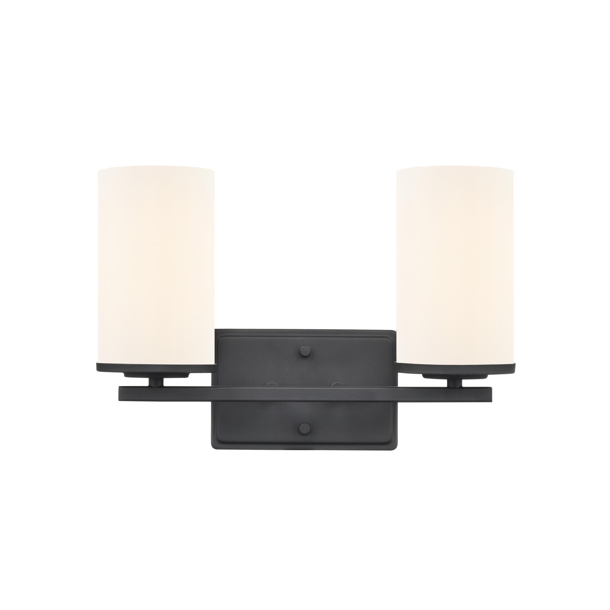 Shown in Matte Black finish and Etched White glass