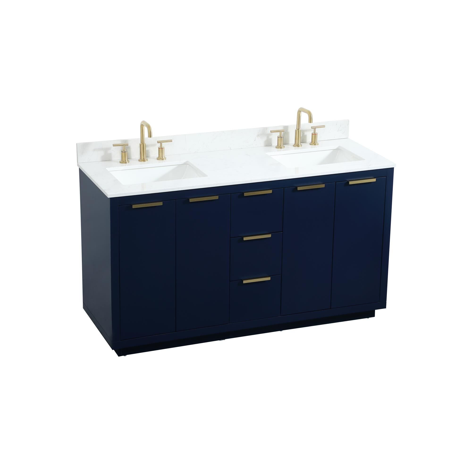 Shown in Blue finish