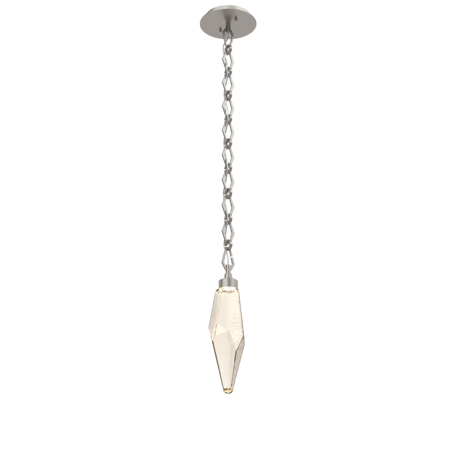 Levi Wilson Rock Crystal 6 Inch Mini Pendant by Hammerton Studio