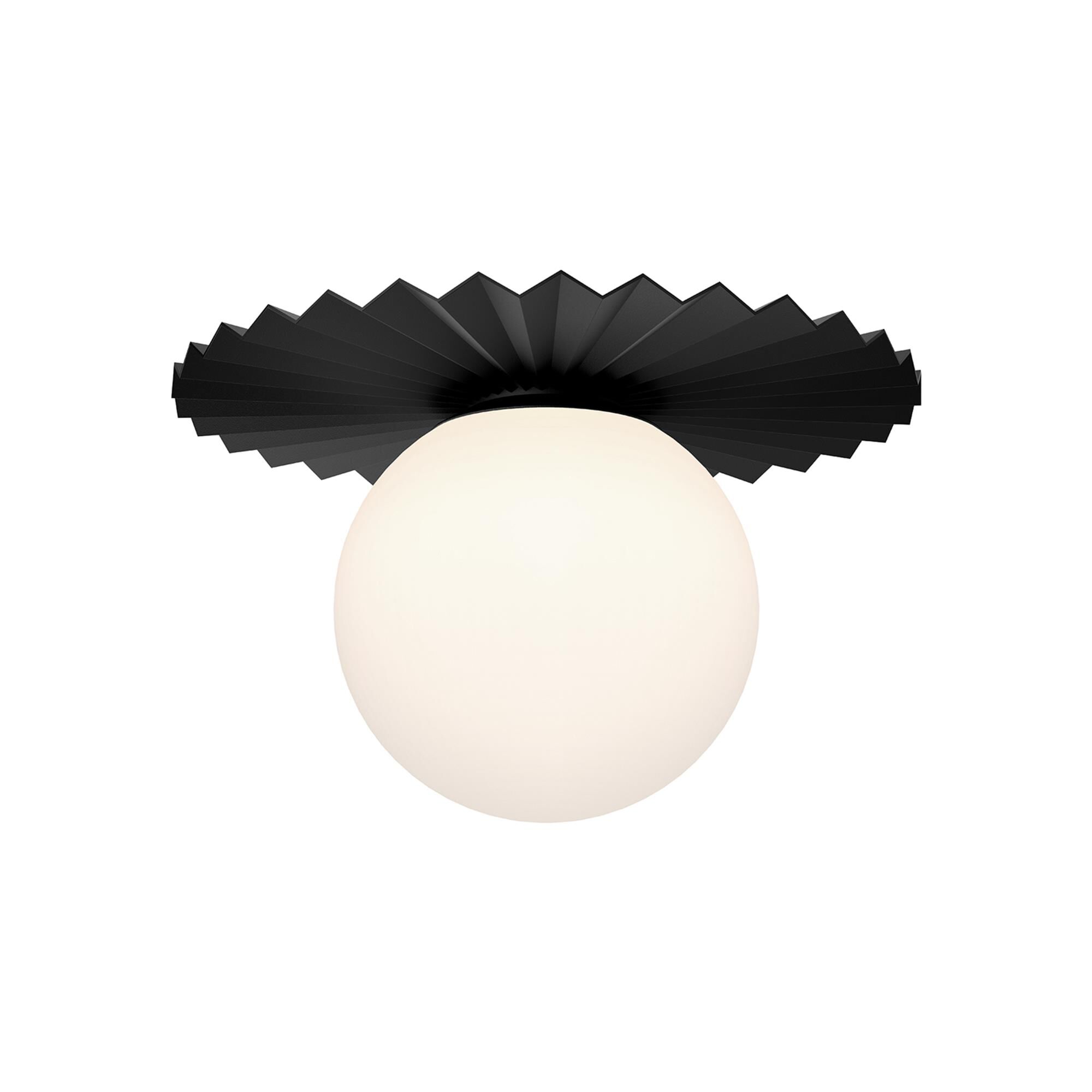 Shown in Matte Black finish and Opal Matte glass