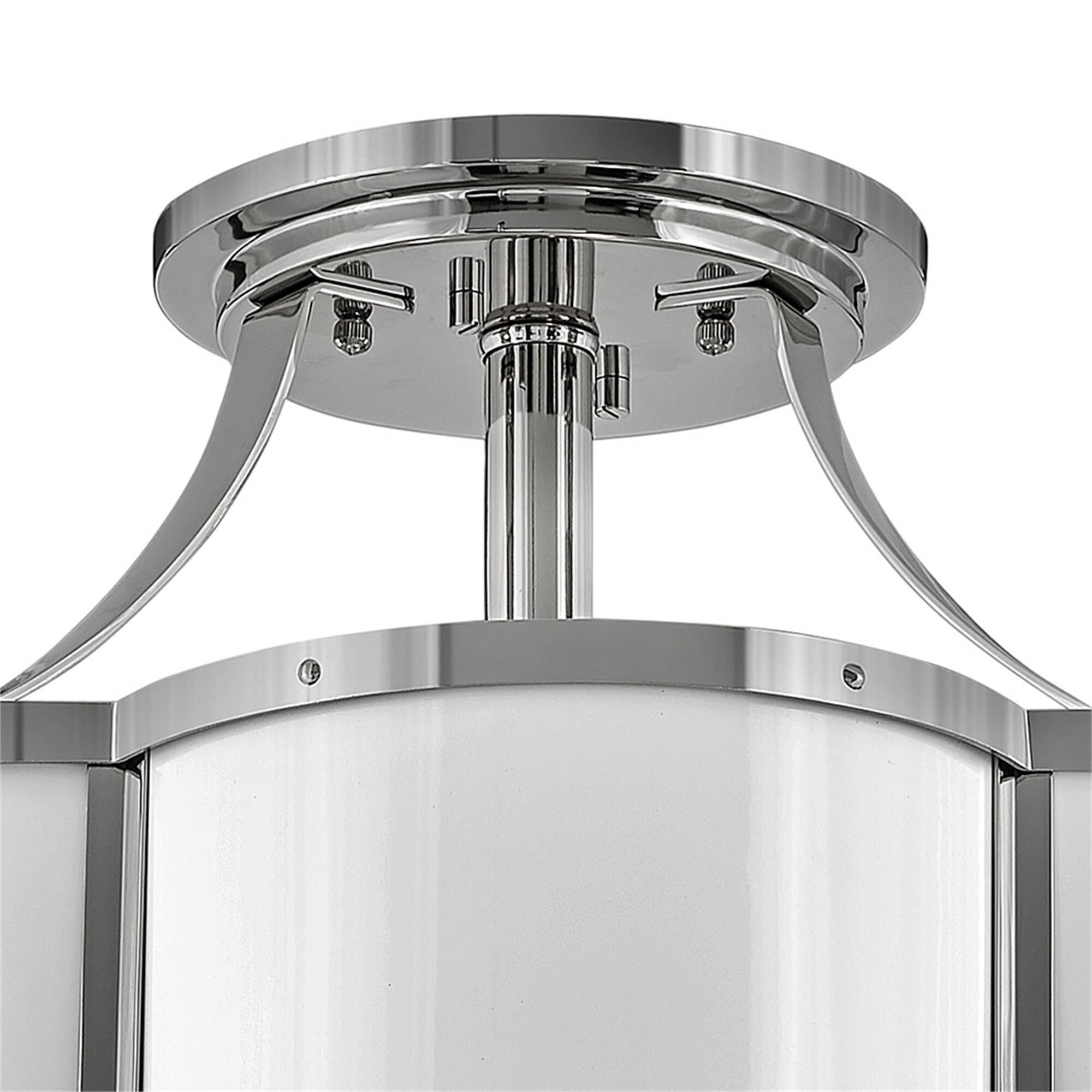 Chance 18 Inch 3 Light Semi Flush Mount,