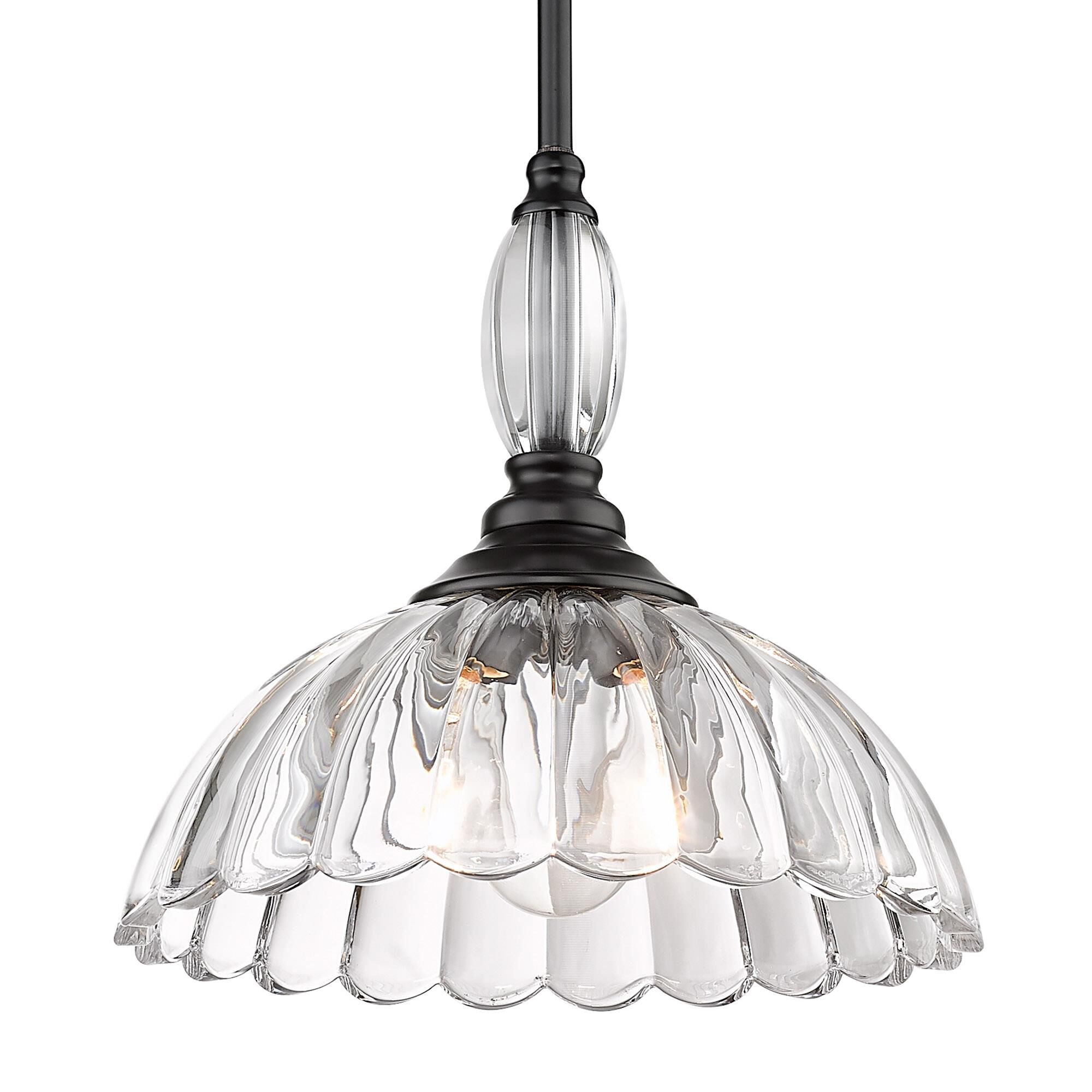 Audra 12 Inch Mini Pendant by Golden Lighting