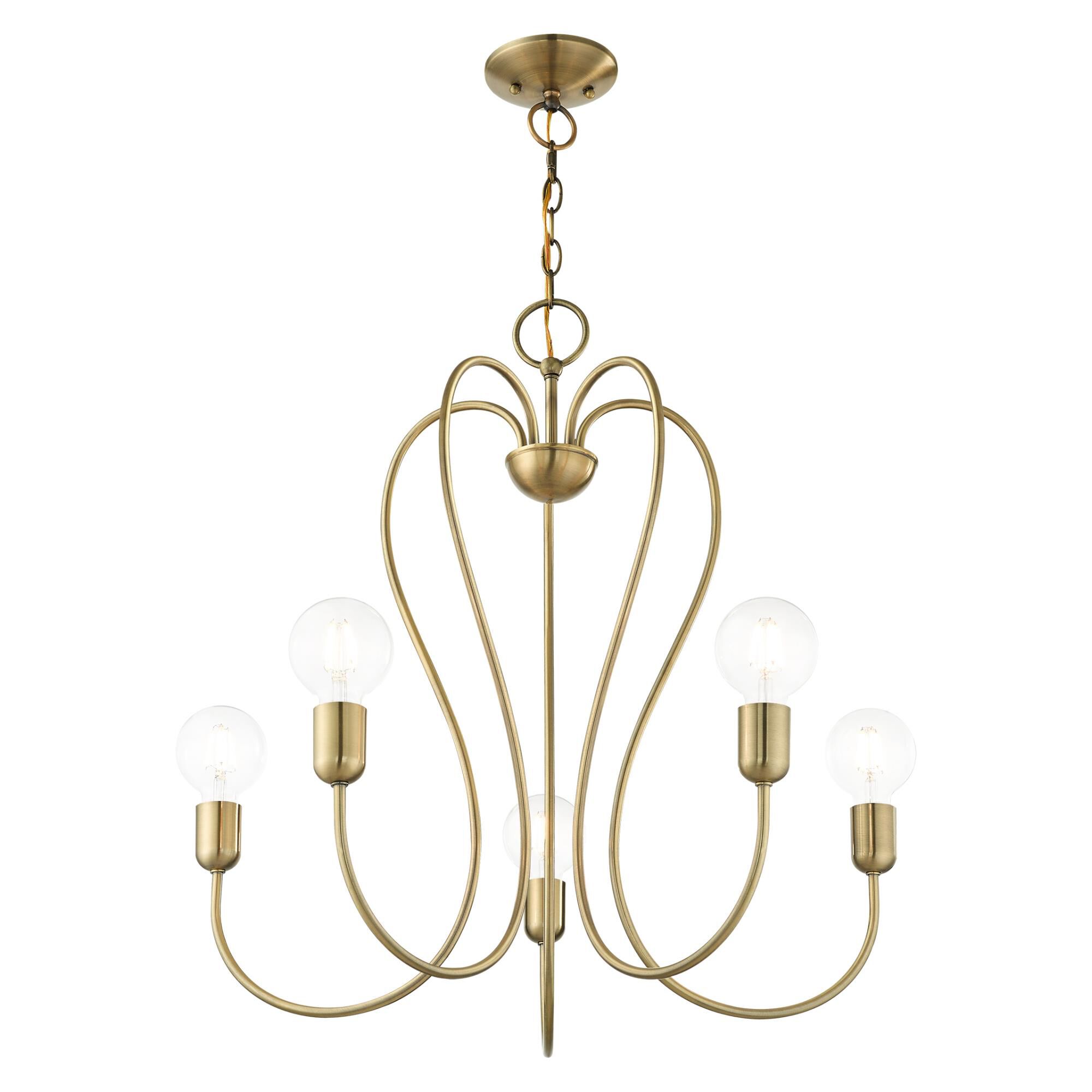 Lucerne 5 Light Chandelier by Livex Lighting