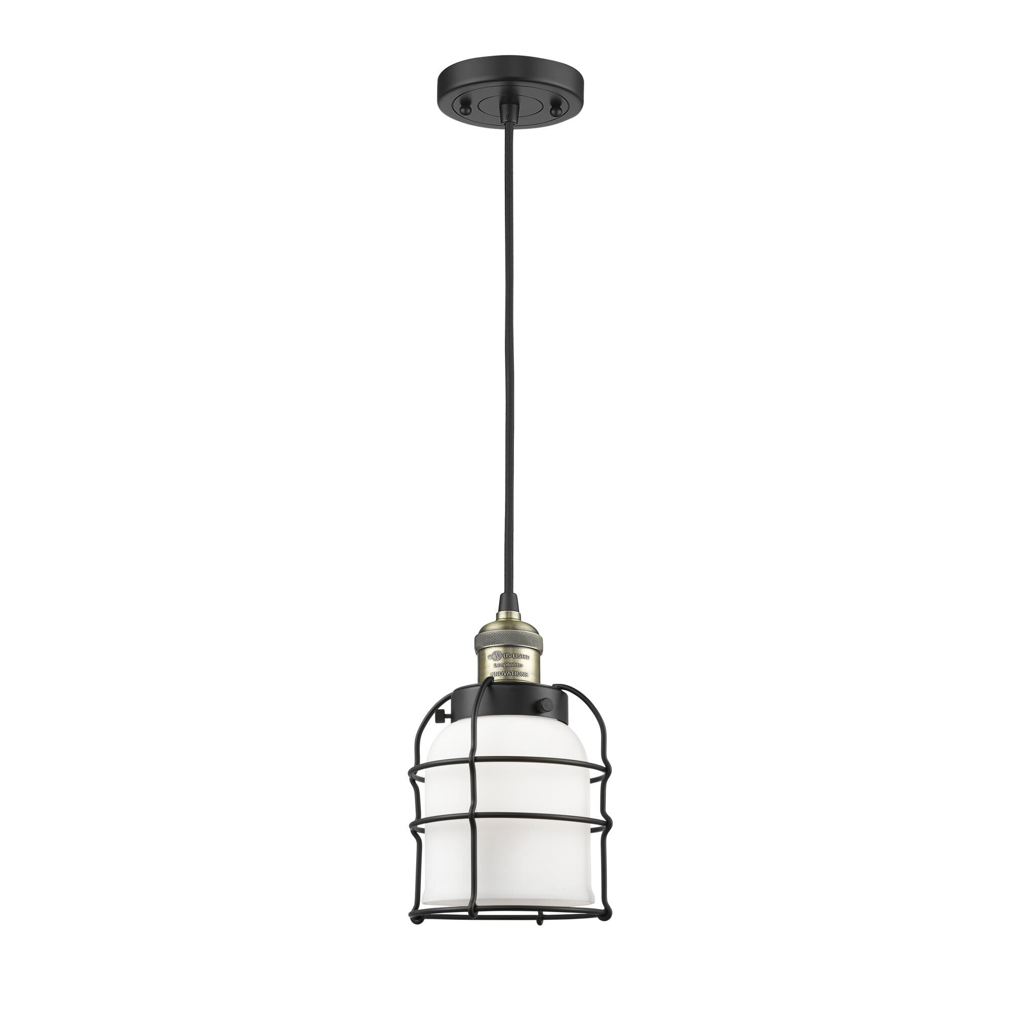 Innovations Lighting Bruno Marashlian Small Bell Cage 6 Inch Mini Pendant