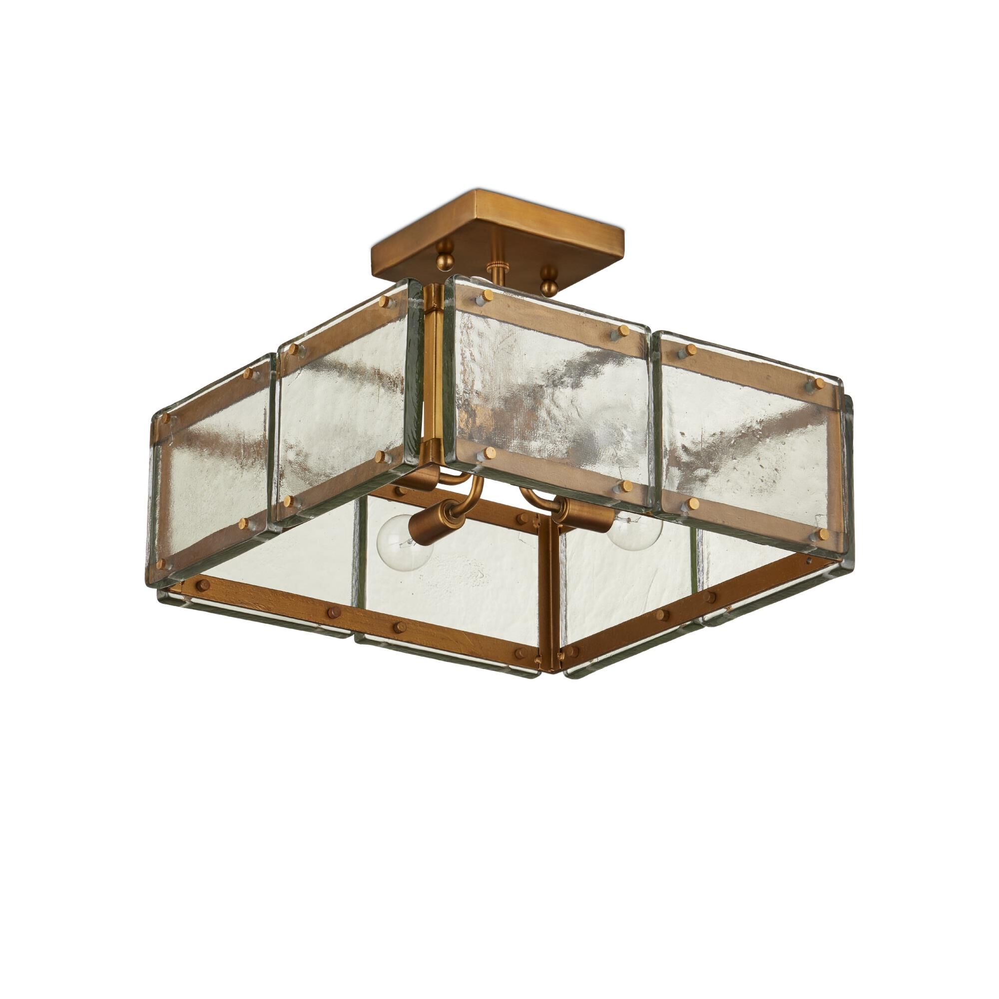 Countervail 18 Inch Semi Flush Mount by Currey and Company