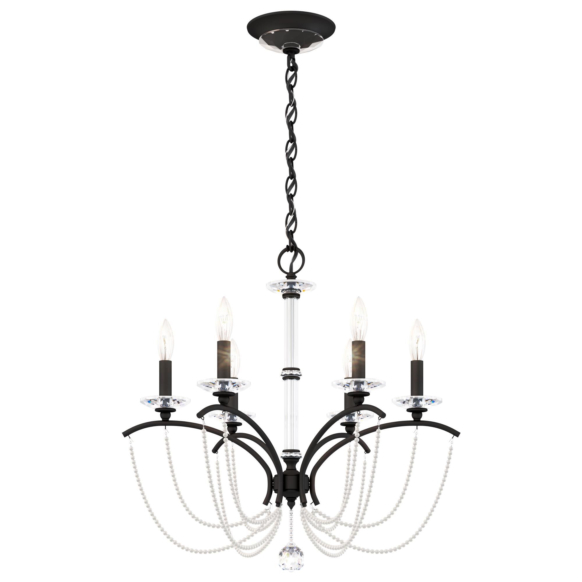 Priscilla 6 Light Chandelier by Schonbek