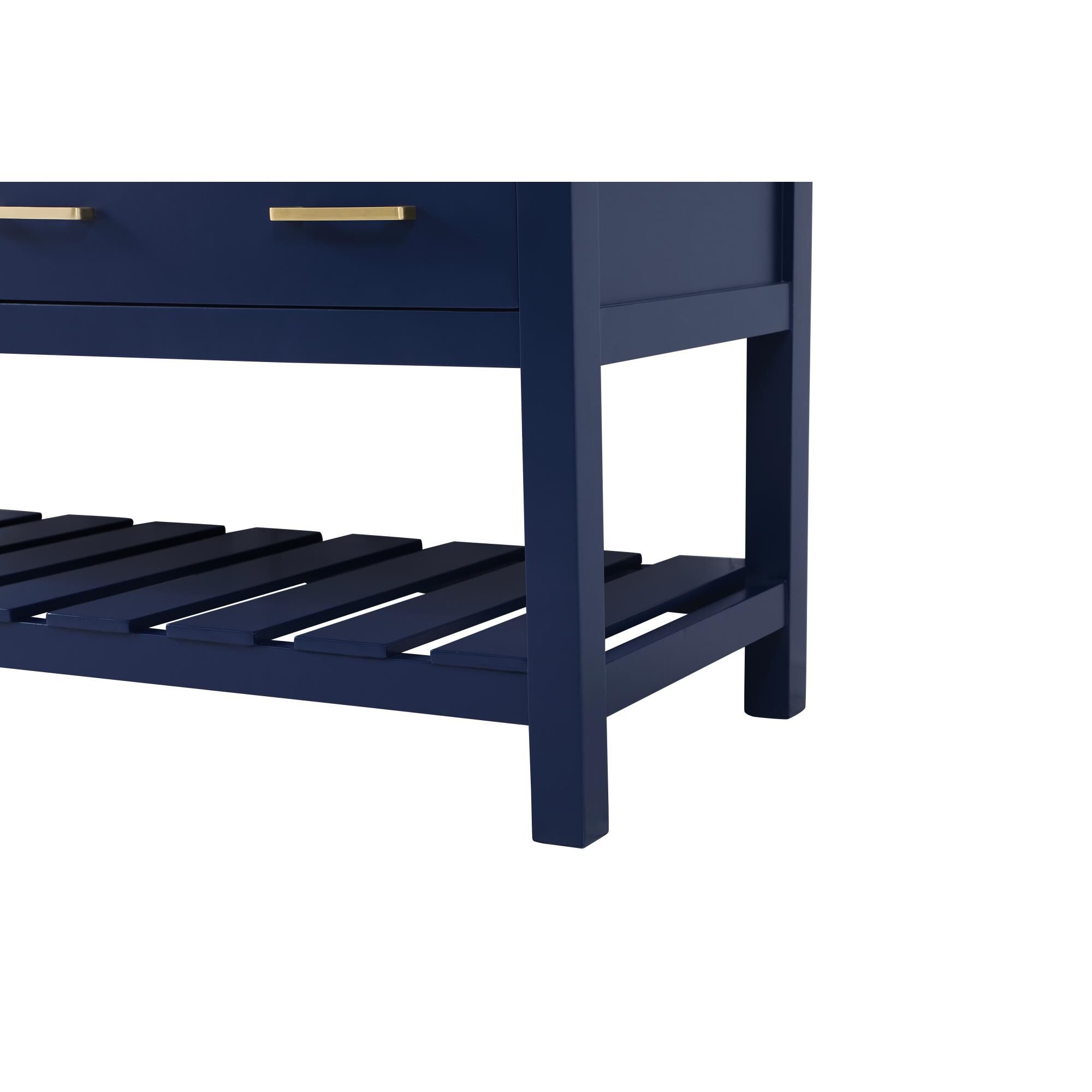 Shown in Blue finish