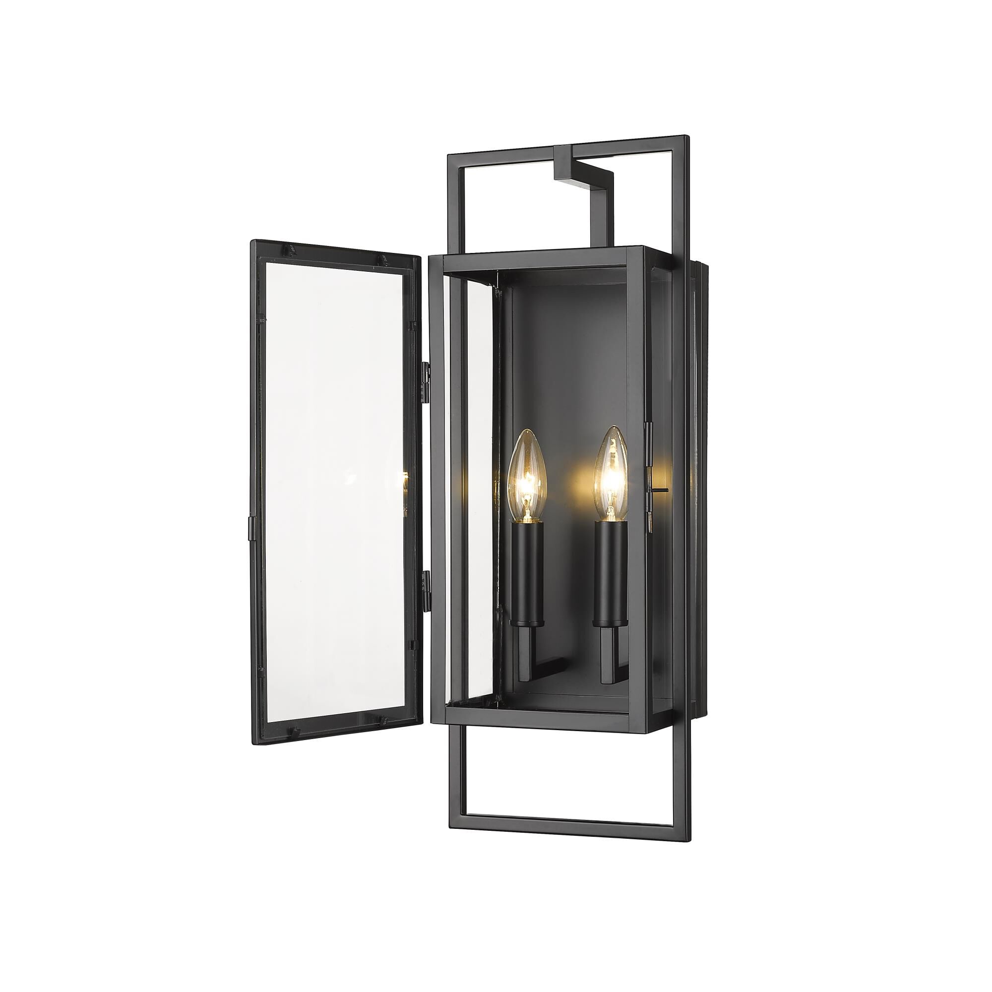 Lucian 21 Inch Tall 2 Light Outdoor Wall Light by Z-Lite