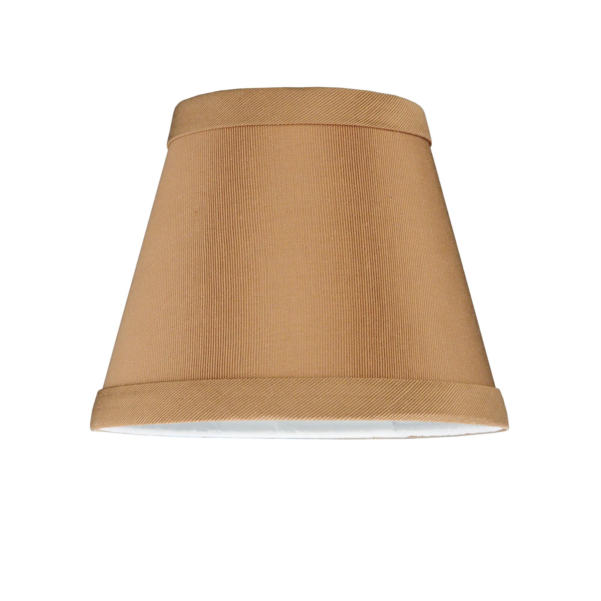 Faille Pecan Mini Lamp Shade,