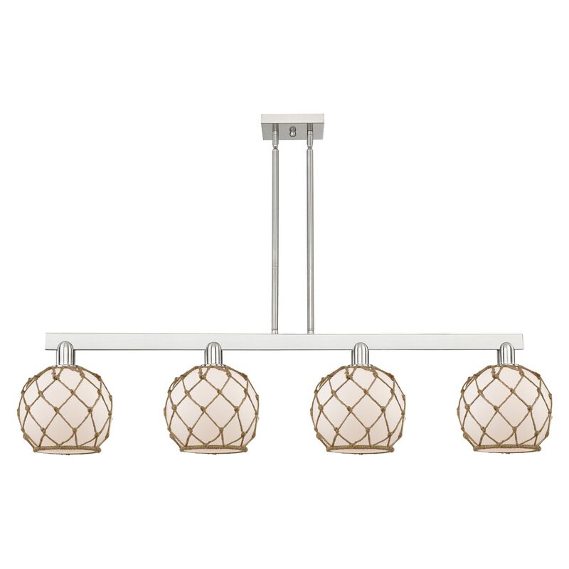 Bruno Marashlian Farmhouse Rope 51 Inch Linear Suspension Light by Innovations Lighting