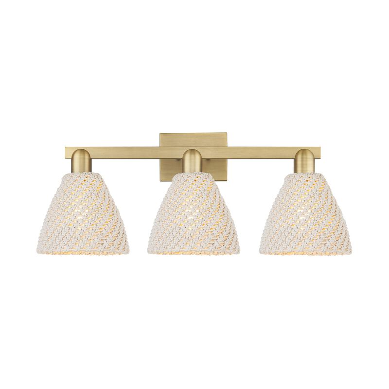 Bruno Marashlian Natural Ballston Dome 26 Inch Bath Vanity Light by Innovations Lighting