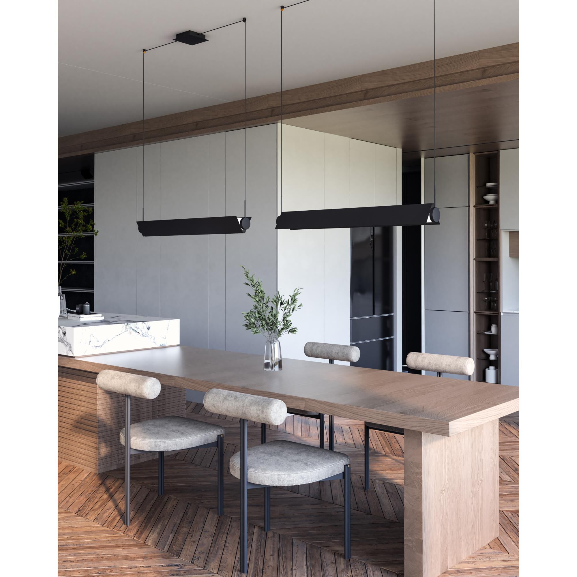 Phoenix 36 Inch Linear Suspension Light by Kuzco Lighting