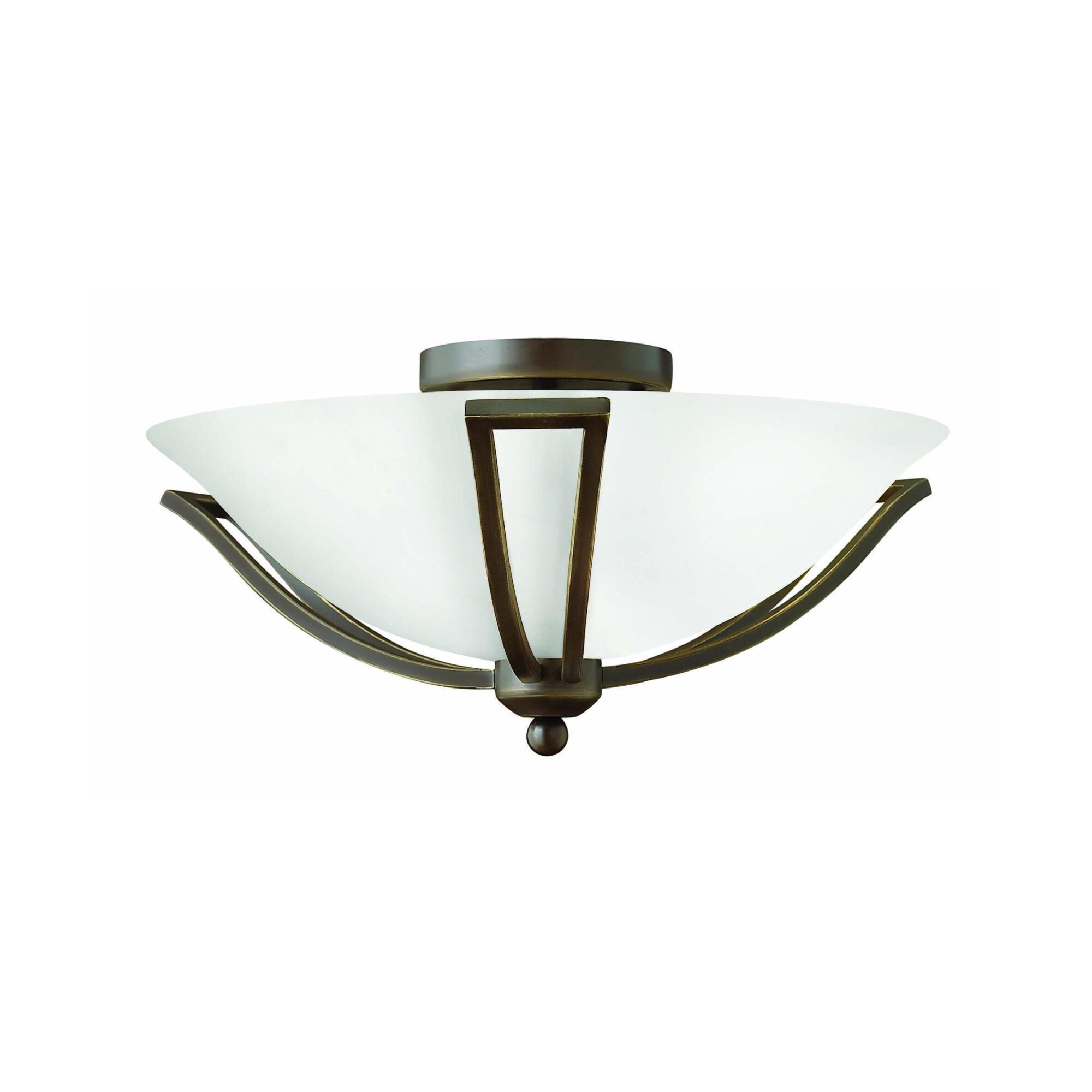 Bolla 16 Inch 2 Light Semi Flush Mount,