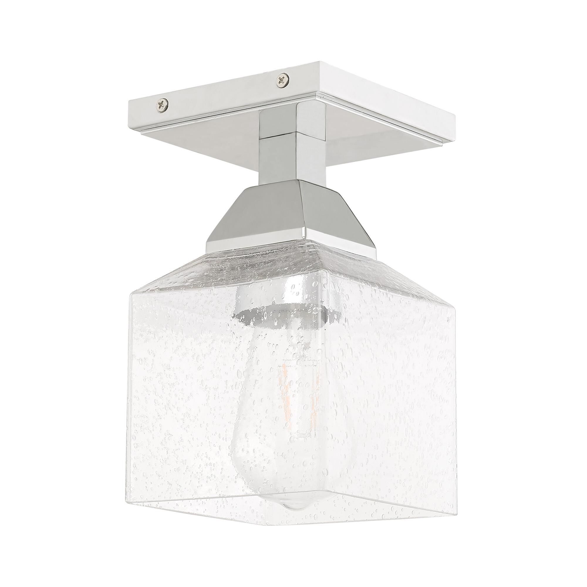 Aragon 4 Inch 1 Light Outdoor Flush Mount by Livex Lighting