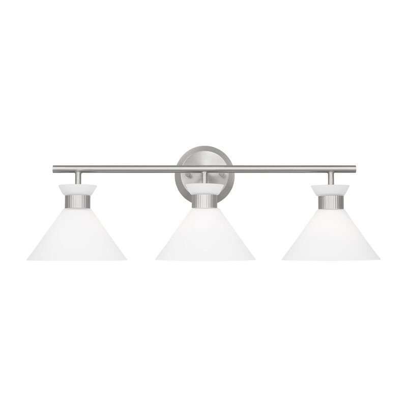 Drew & Jonathan Belcarra 27 Inch 3 Light Bath Vanity Light by Visual Comfort Studio