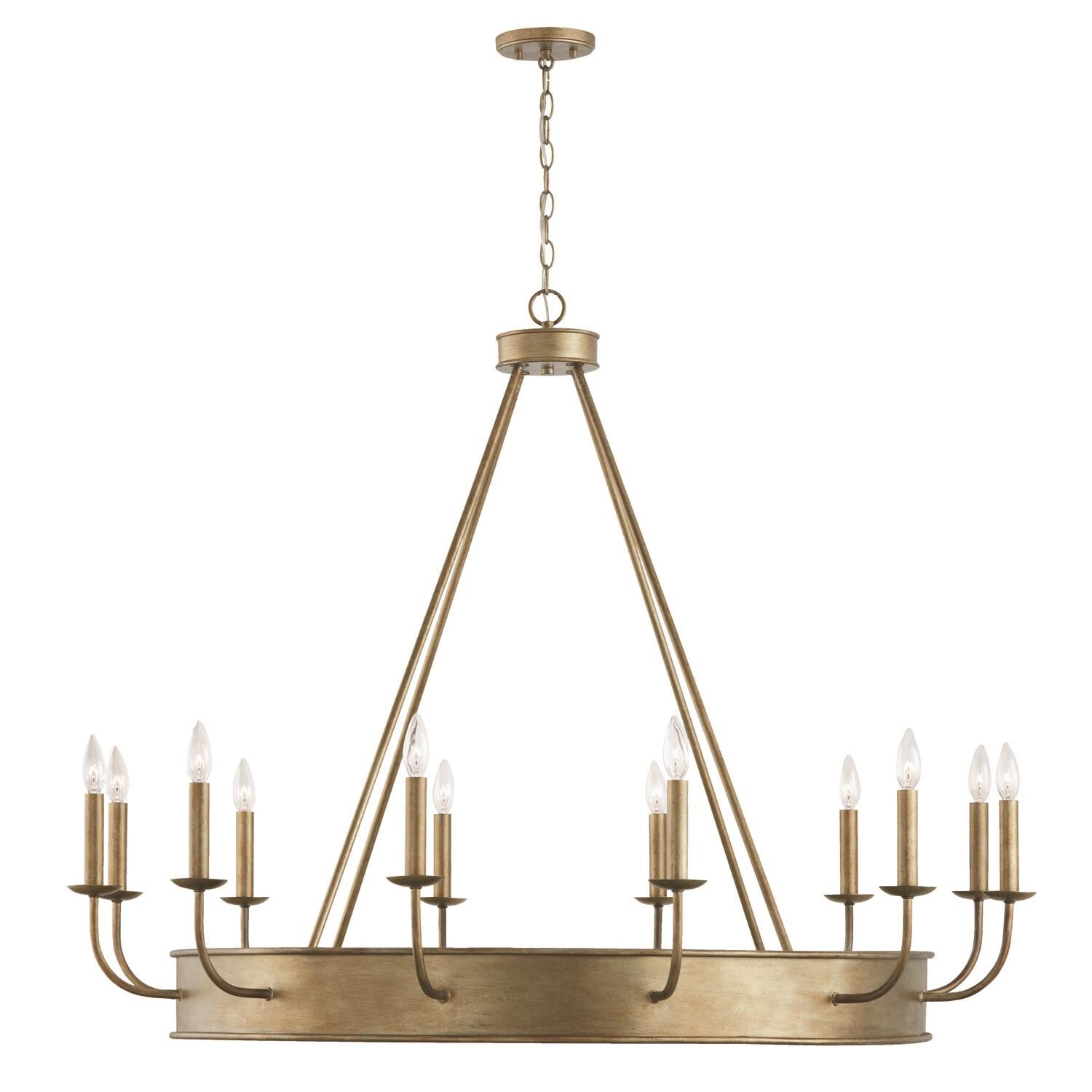 Nole 49 Inch 12 Light Chandelier by Capital Lighting Fixture Company
