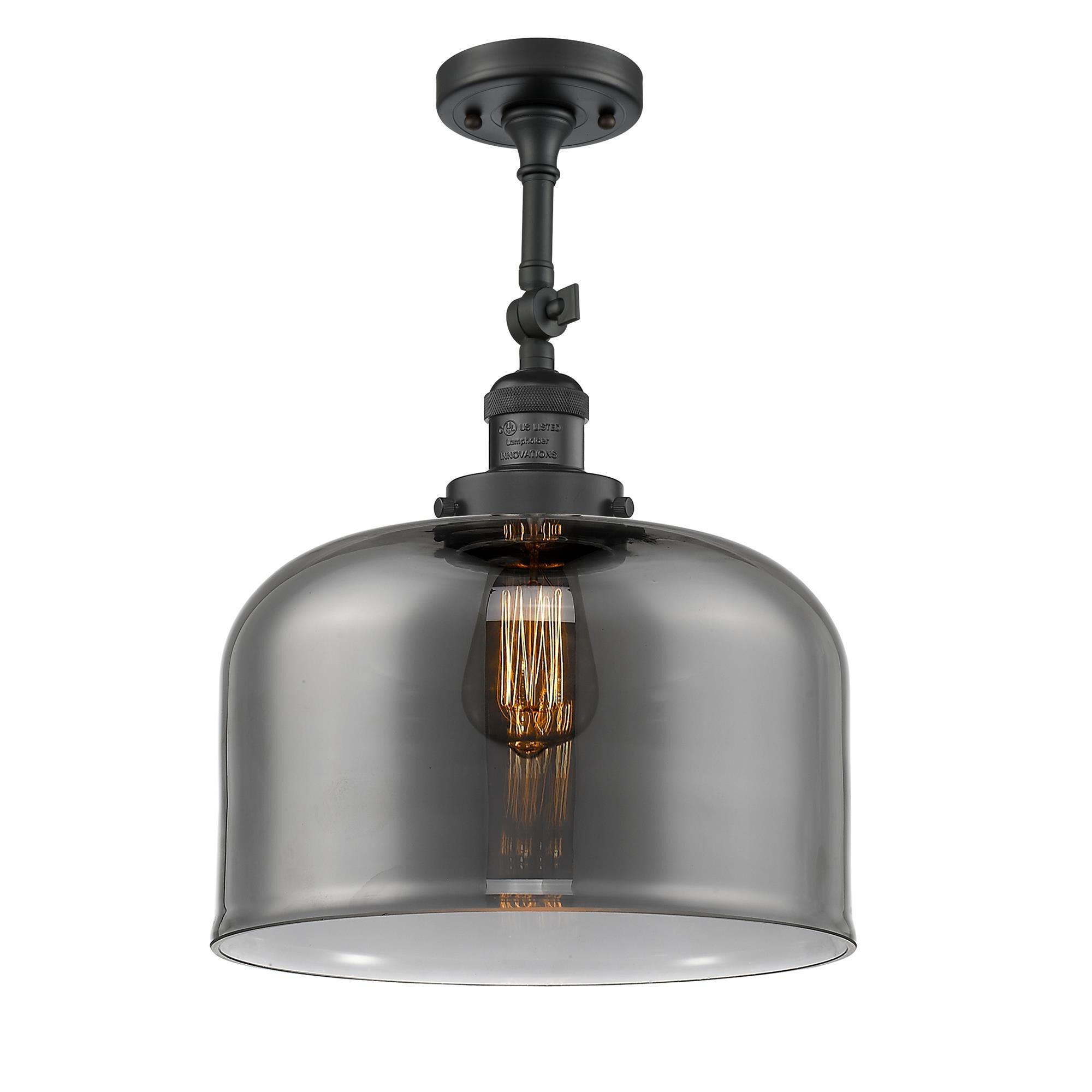 Shown in Matte Black finish and Plated Smoke glass