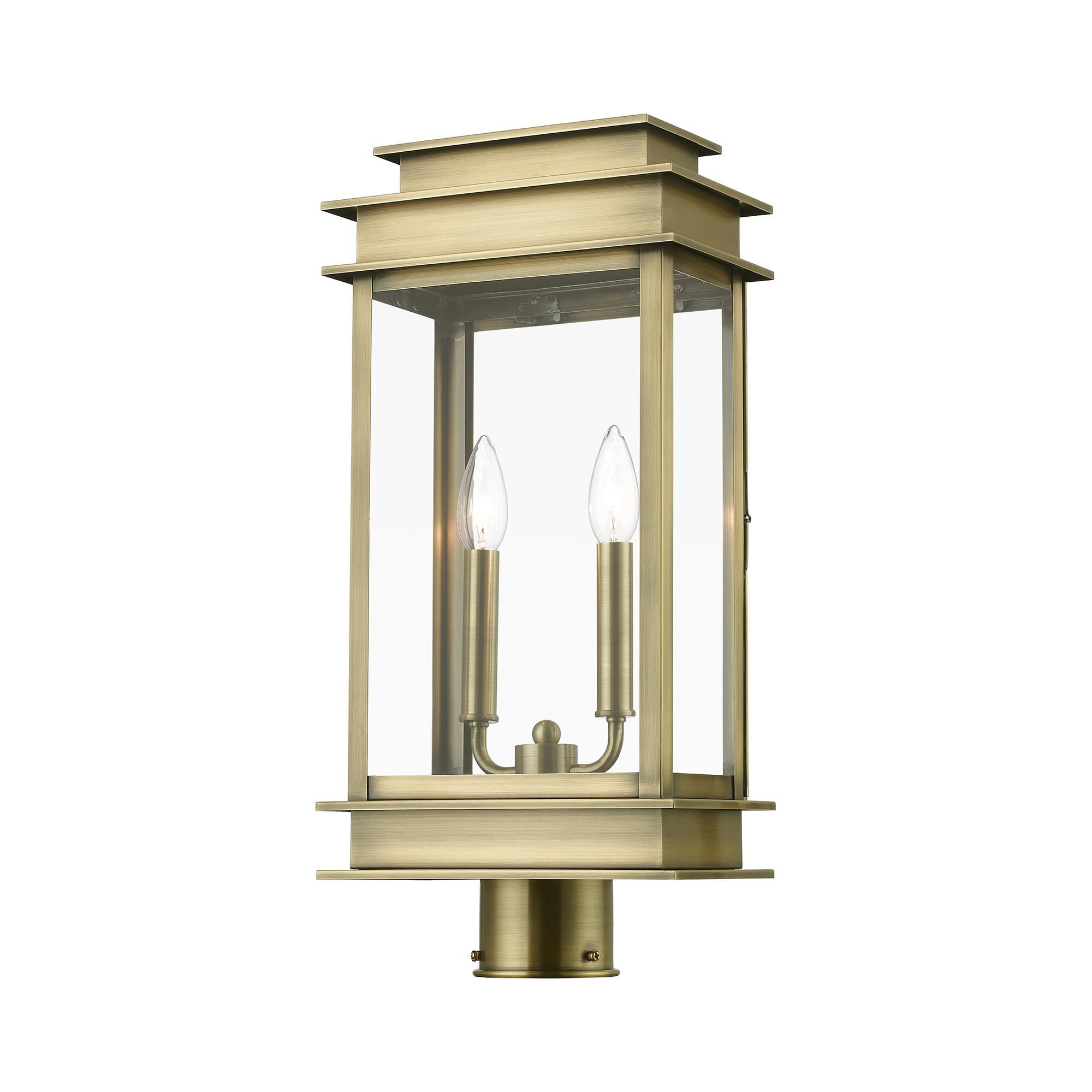 Princeton 20 Inch Tall 2 Light Outdoor Post Lamp by Livex Lighting