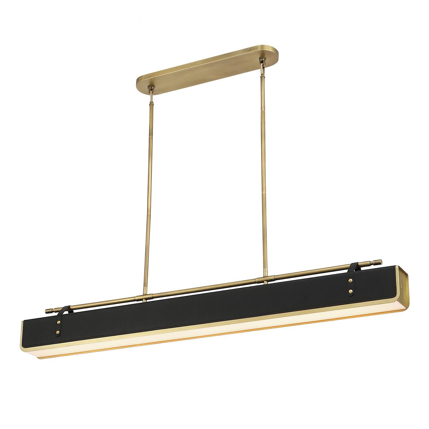 Shown in Brass and Black finish