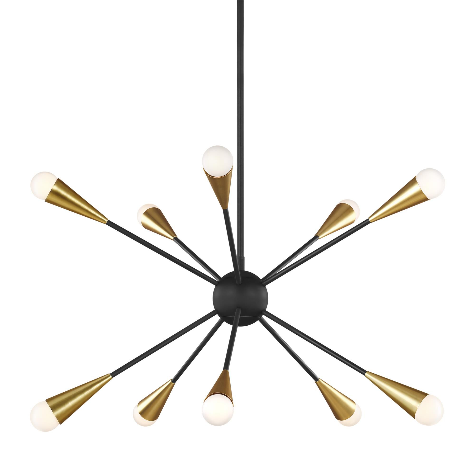 Shown in Midnight Black - Burnished Brass finish