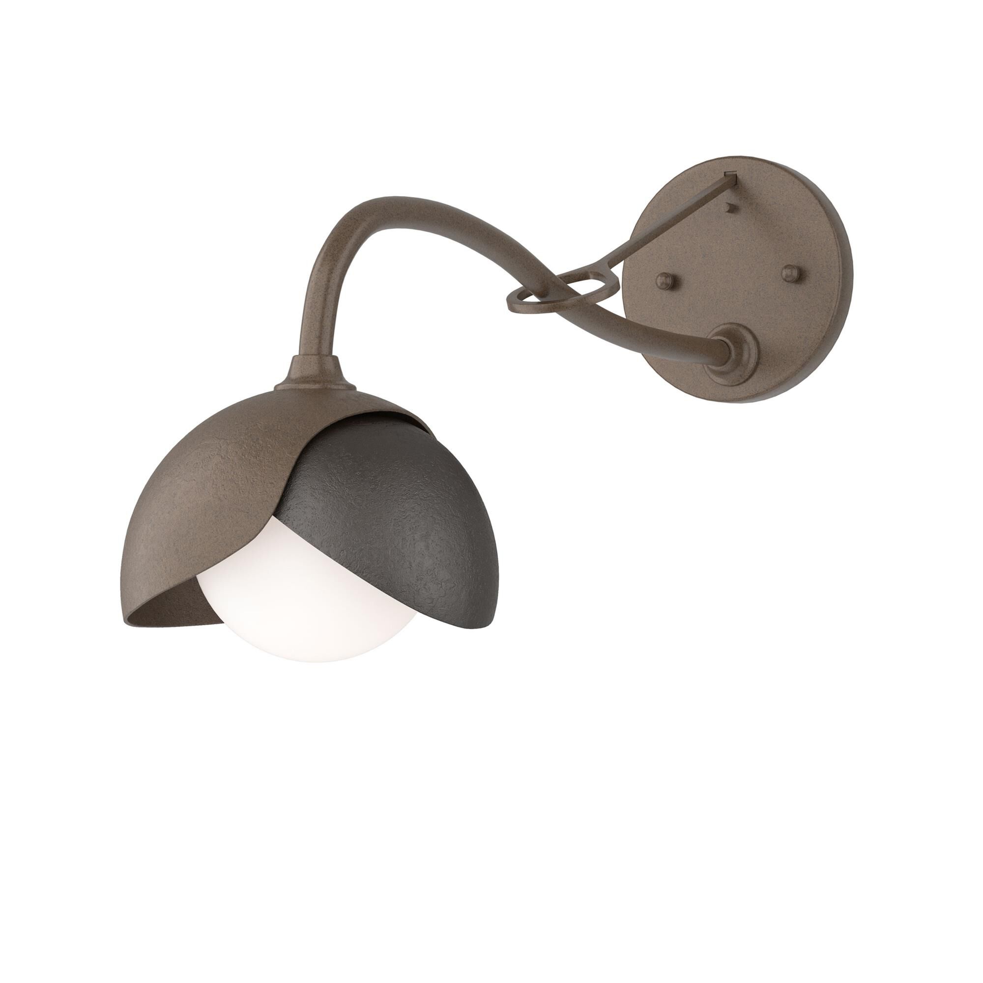 Shown in Bronze finish and Opal glass and Oil Rubbed Bronze (14) accent