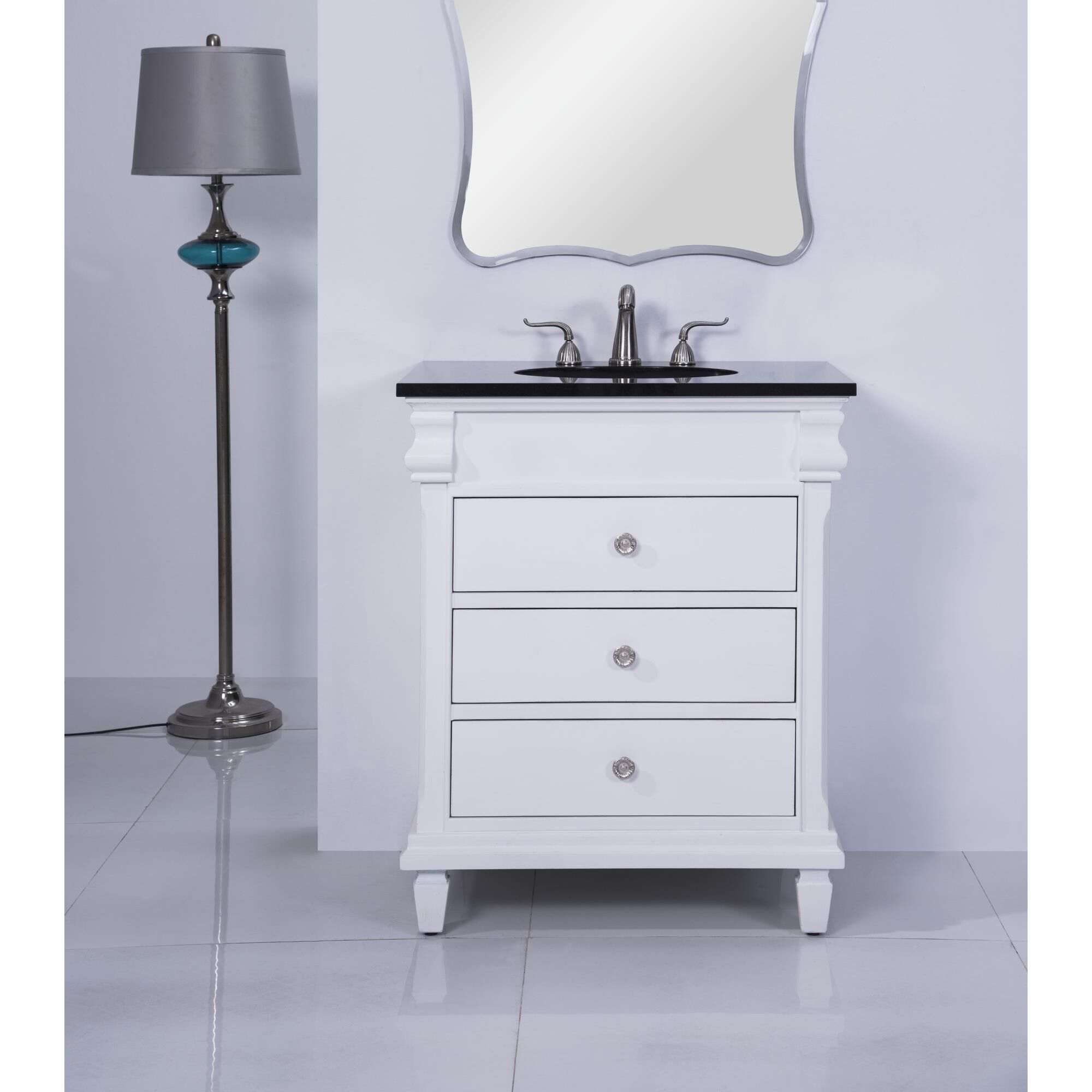 Shown in Antique White finish