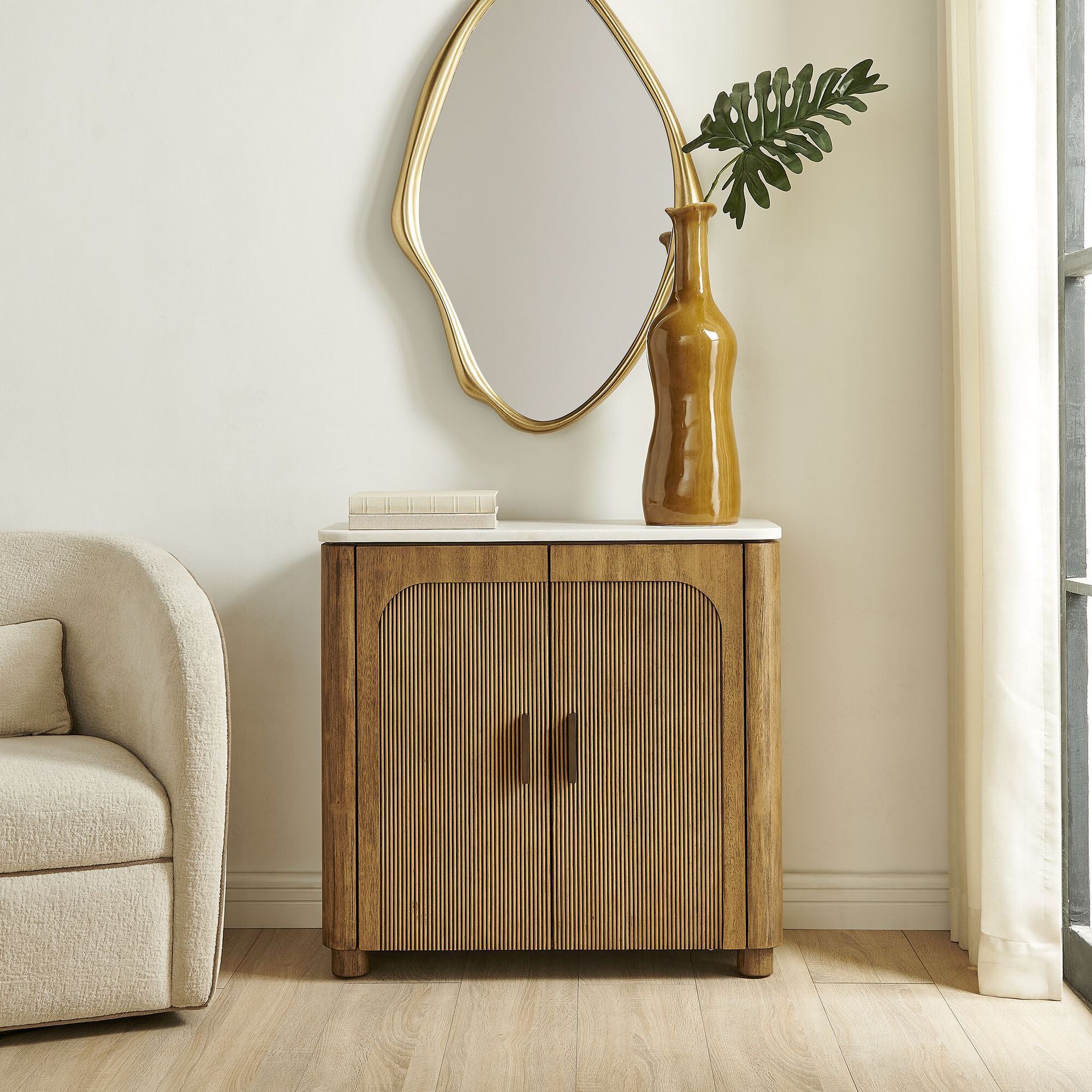 Mebarak 32 Inch Storage Cabinet,
