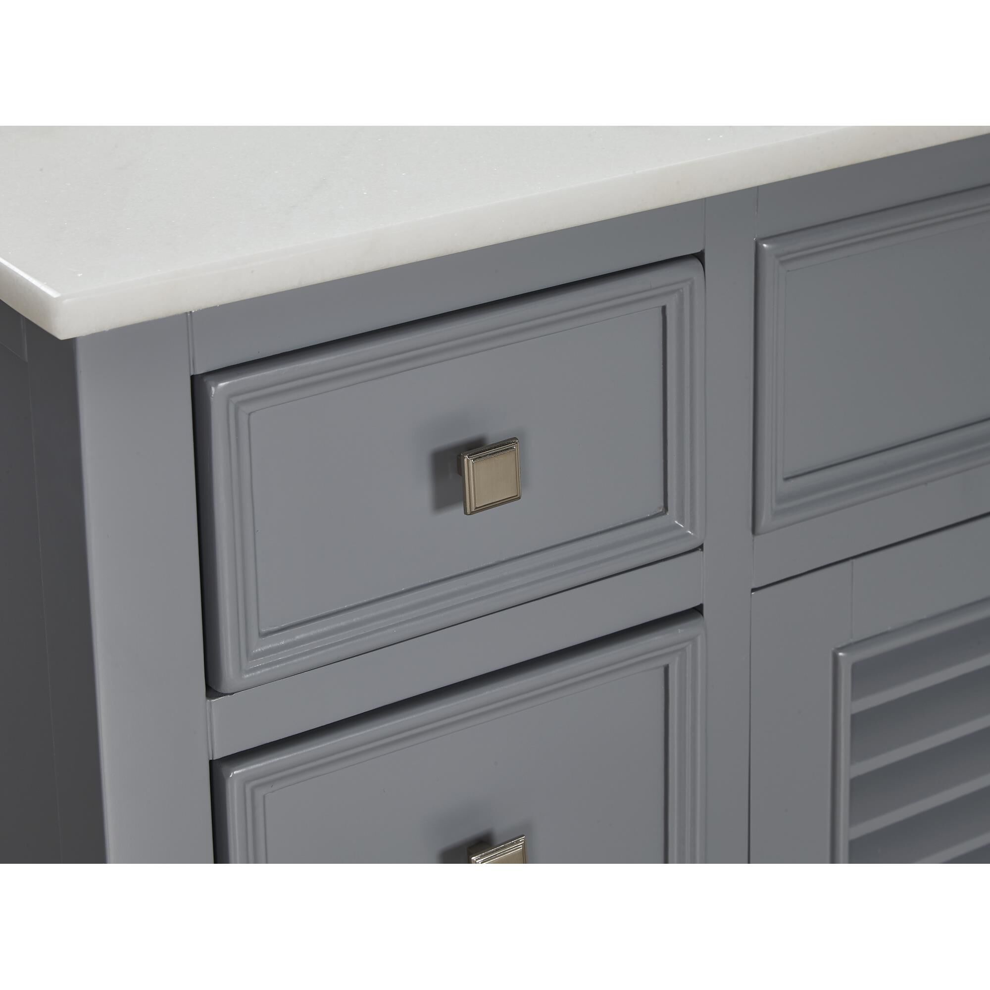 Shown in Grey finish