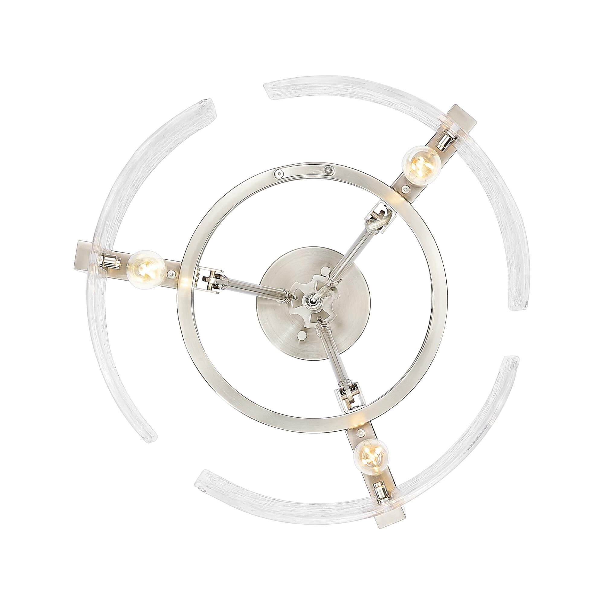 Aenon 17 Inch Semi Flush Mount by Golden Lighting