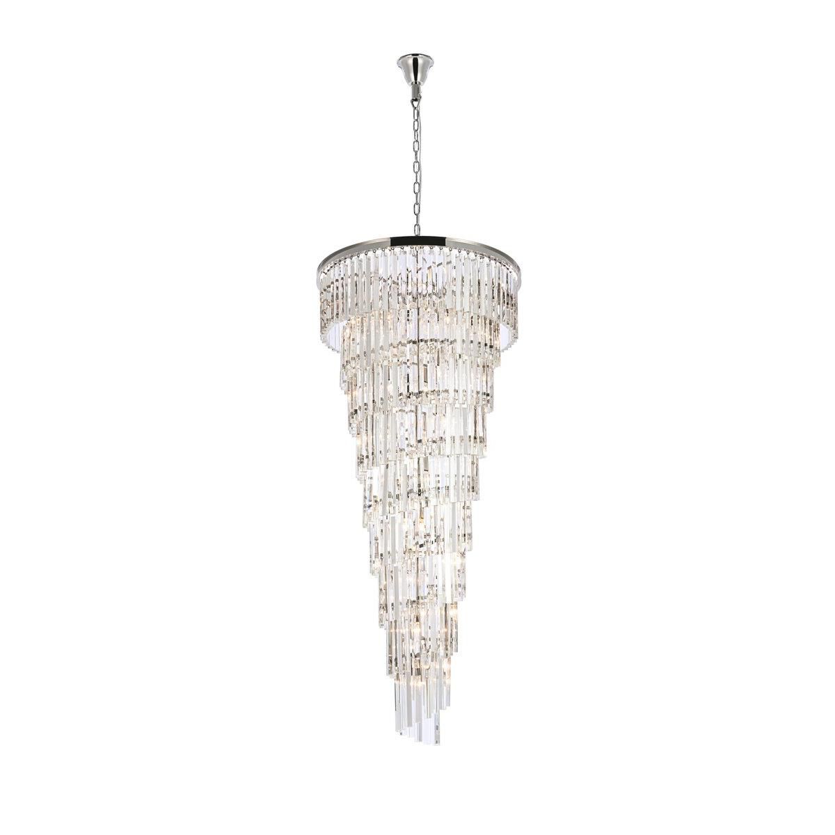 Sydney 30 Inch 35 Light Chandelier by Elegant Lighting