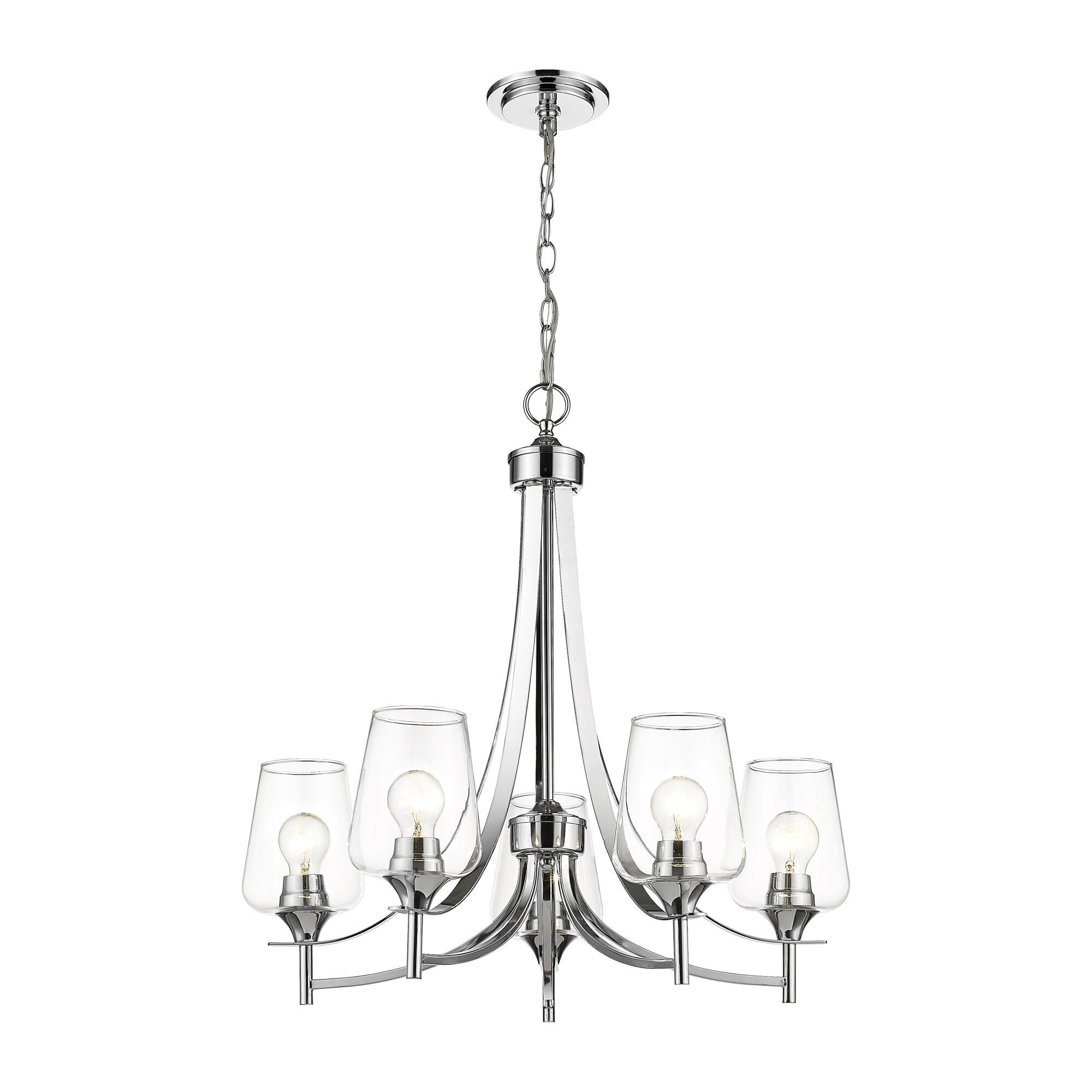 Joliet 25 Inch 5 Light Chandelier by Z-Lite