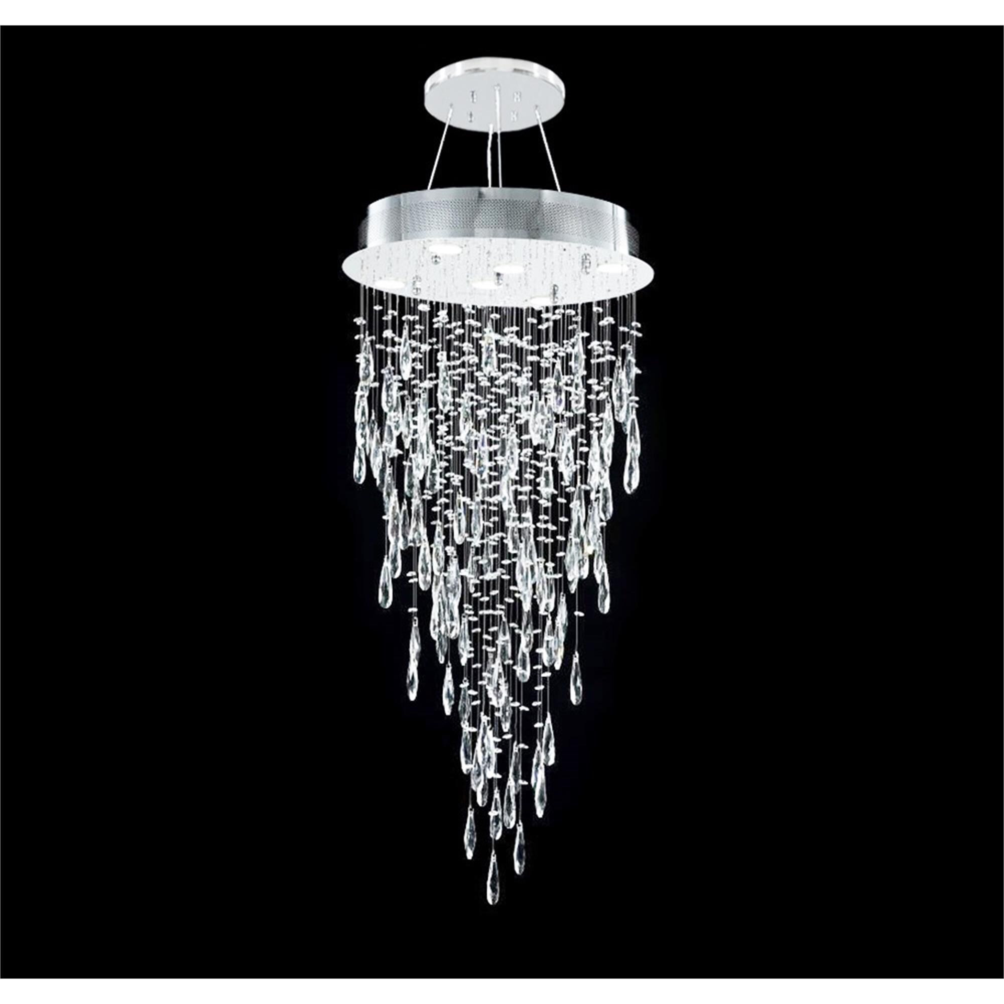 Crystal Rain Multi Light Pendant,