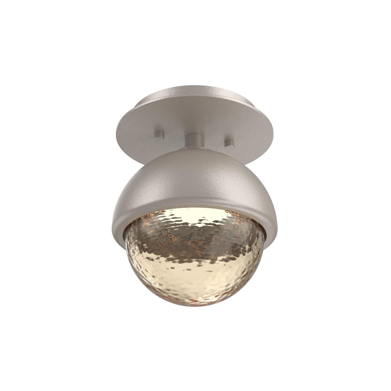 Shown in Beige Silver finish and Amber glass and Metal Shade Matching Finish accent