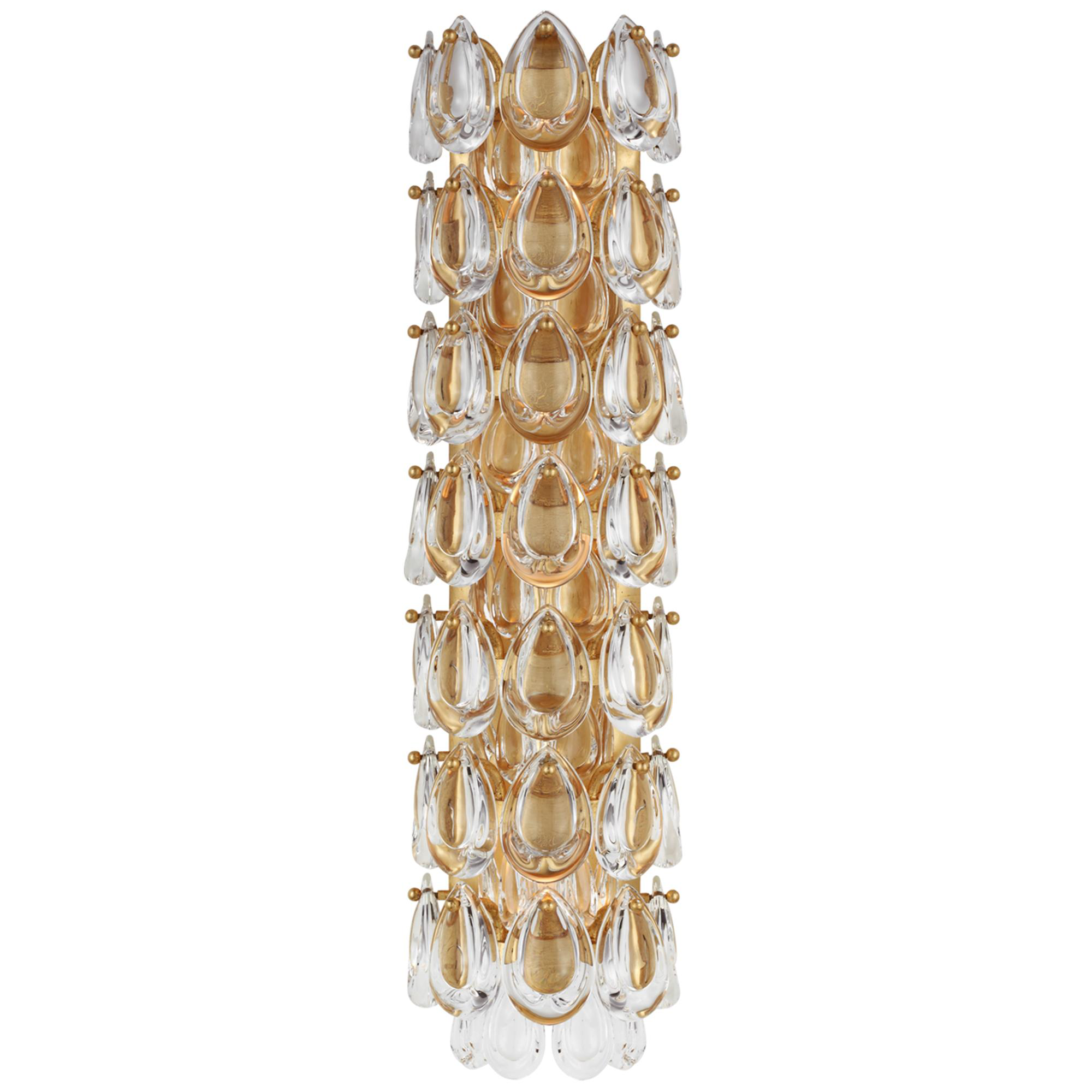 Shown in Gild finish and Crystal shade
