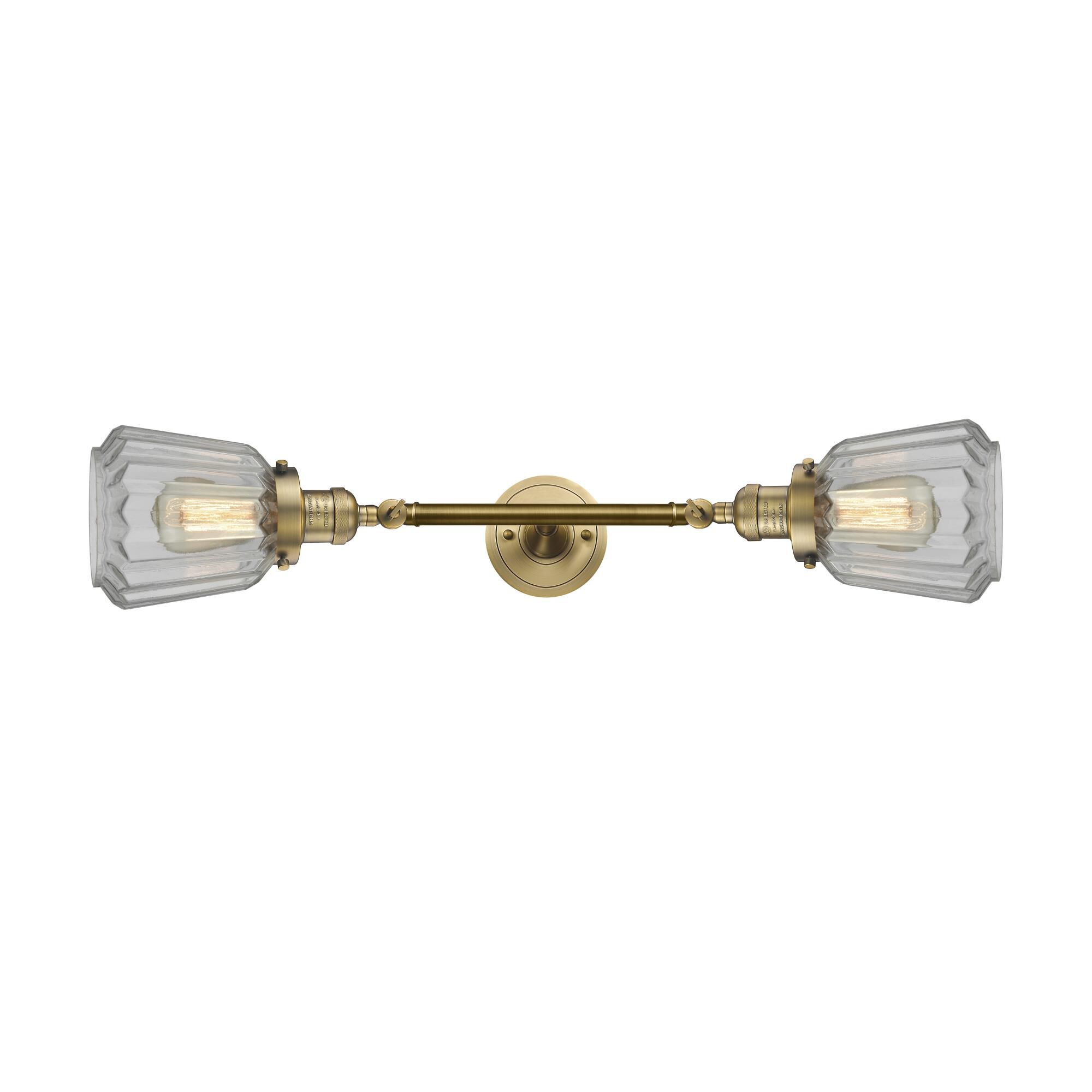 Bruno Marashlian Chatham 24 Inch 2 Light LED Bath Vanity Light by Innovations Lighting
