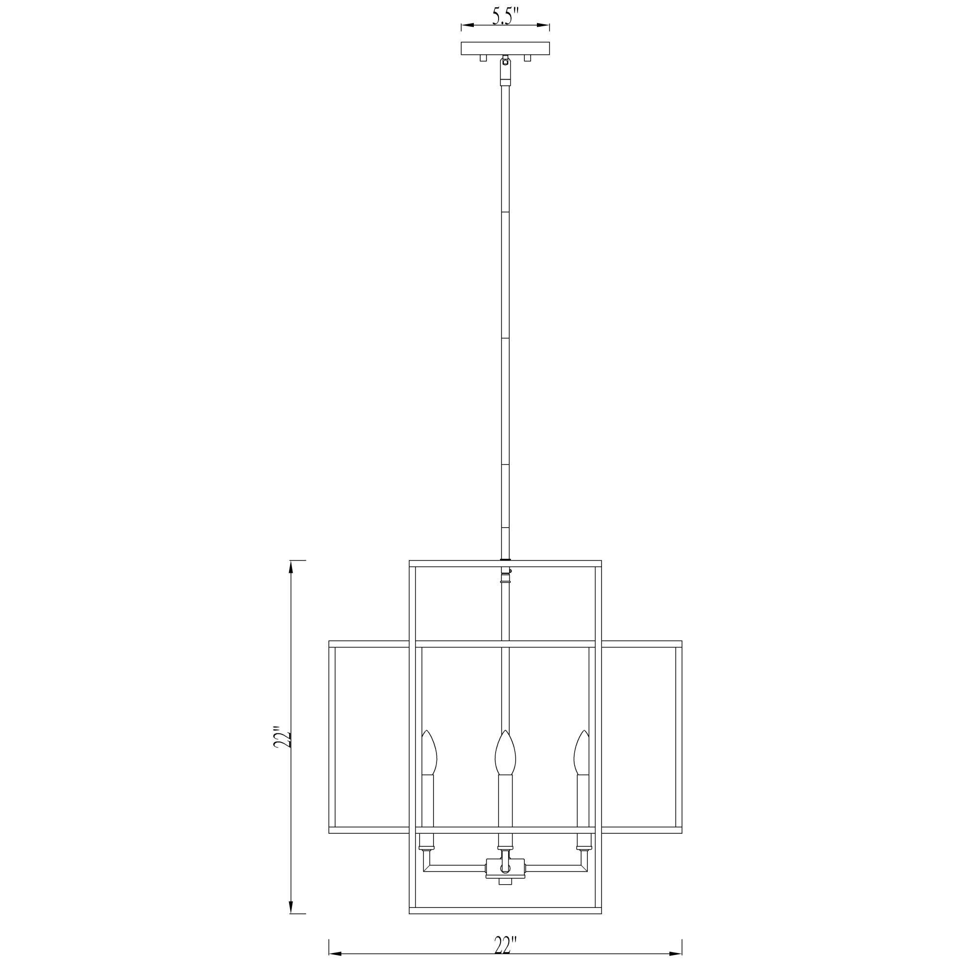 Titania 22 Inch 4 Light Mini Chandelier by Z-Lite