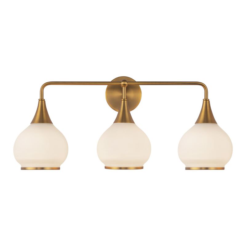 Hazel 27 Inch 3 Light Bath Vanity Light by Alora Mood