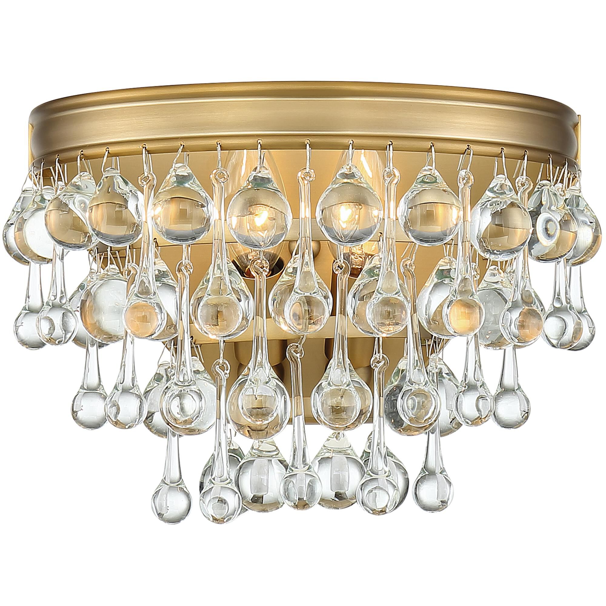 Calypso Small 2 Light Wall Sconce,
