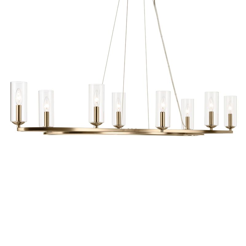 Harpin Medium Linear Chandelier by Kichler