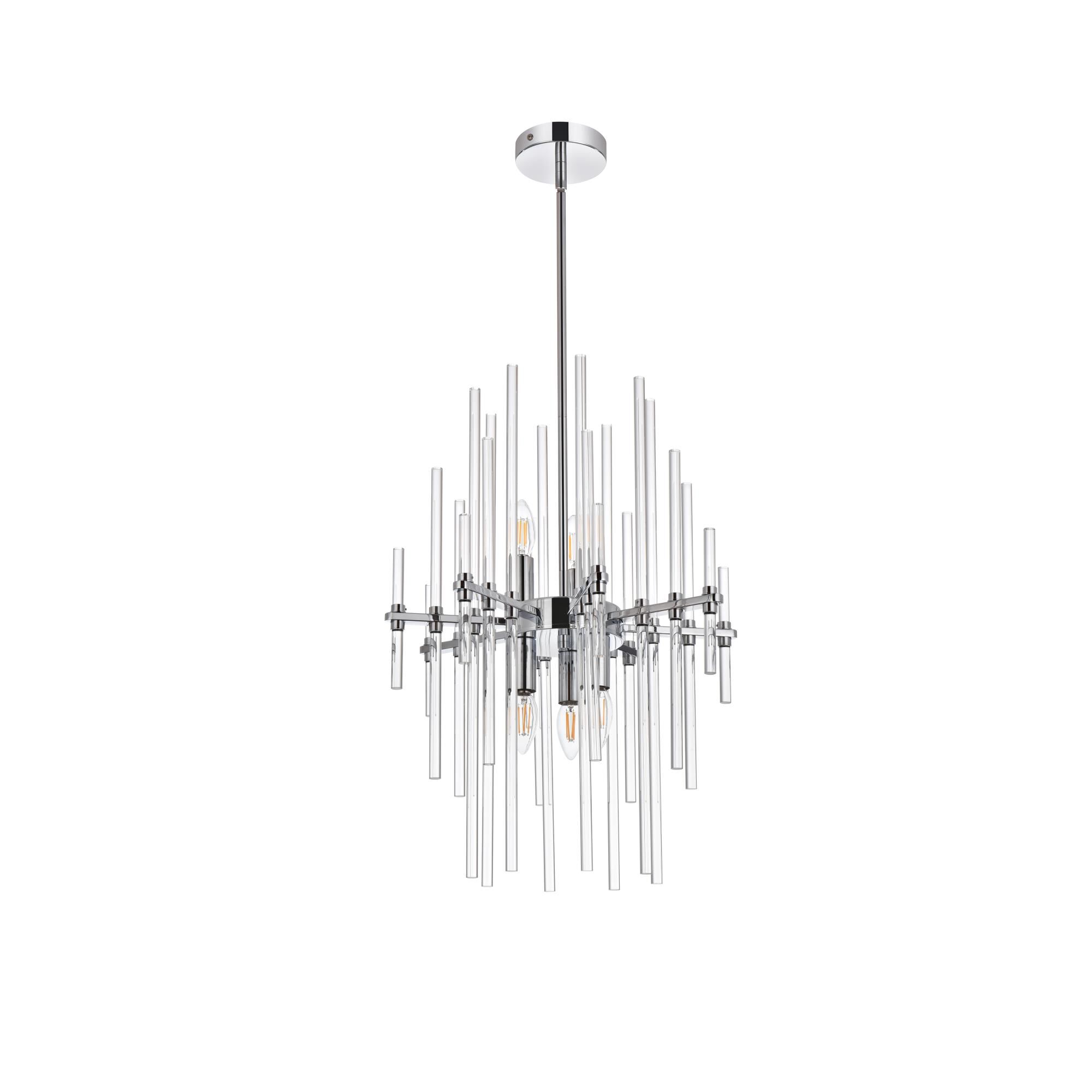 Sienna 17 Inch Large Pendant by Elegant Lighting