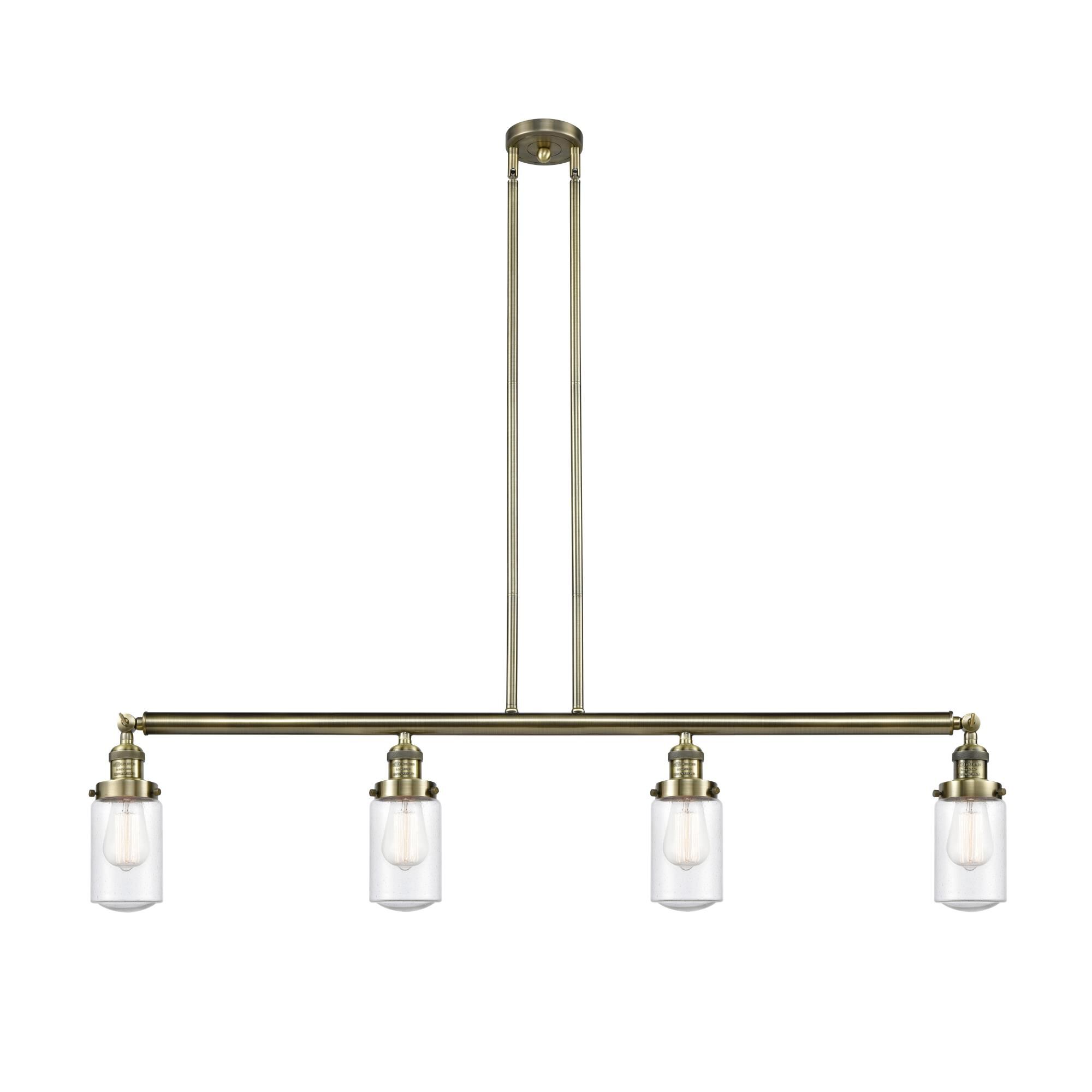 Bruno Marashlian Dover 49 Inch 4 Light Linear Suspension Light by Innovations Lighting