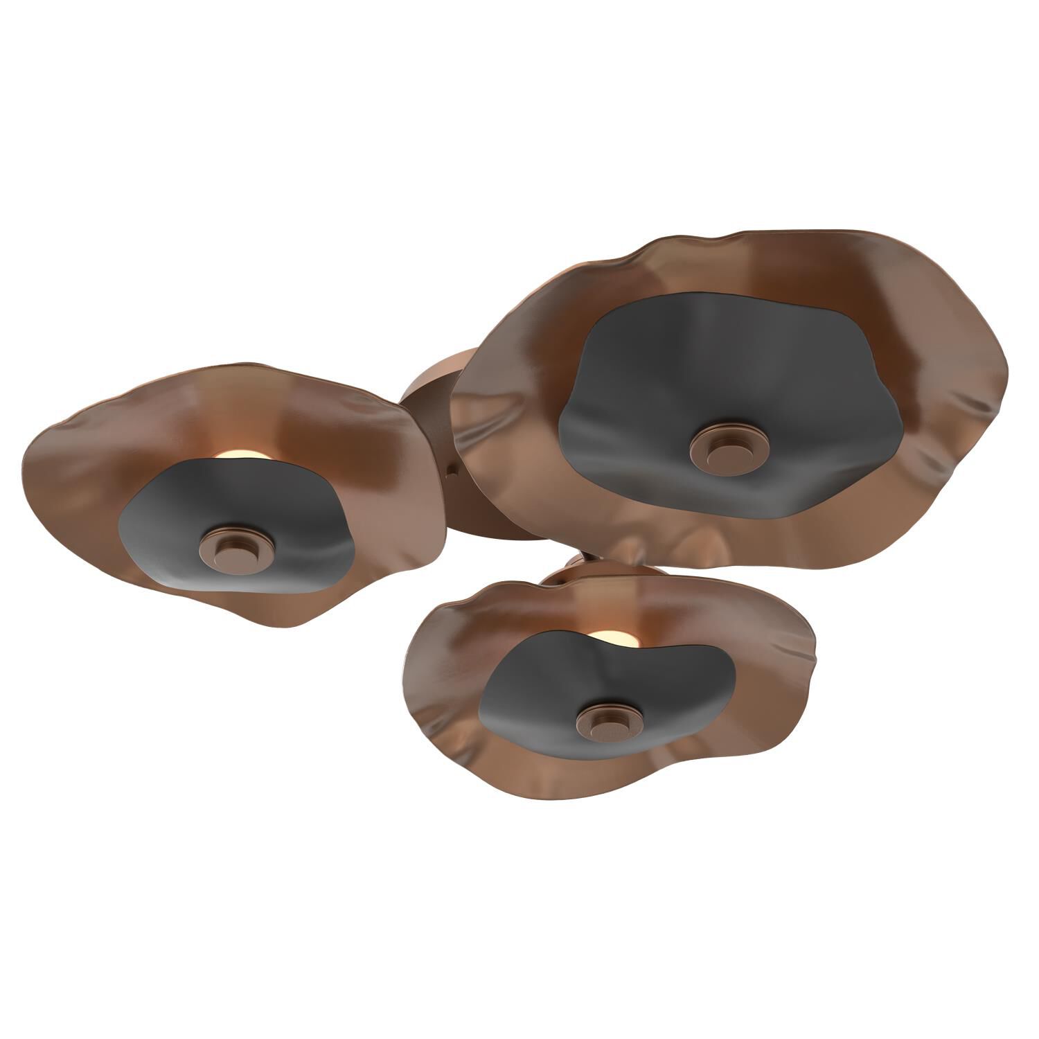 Shown in Burnished Bronze finish and Matte Black accent