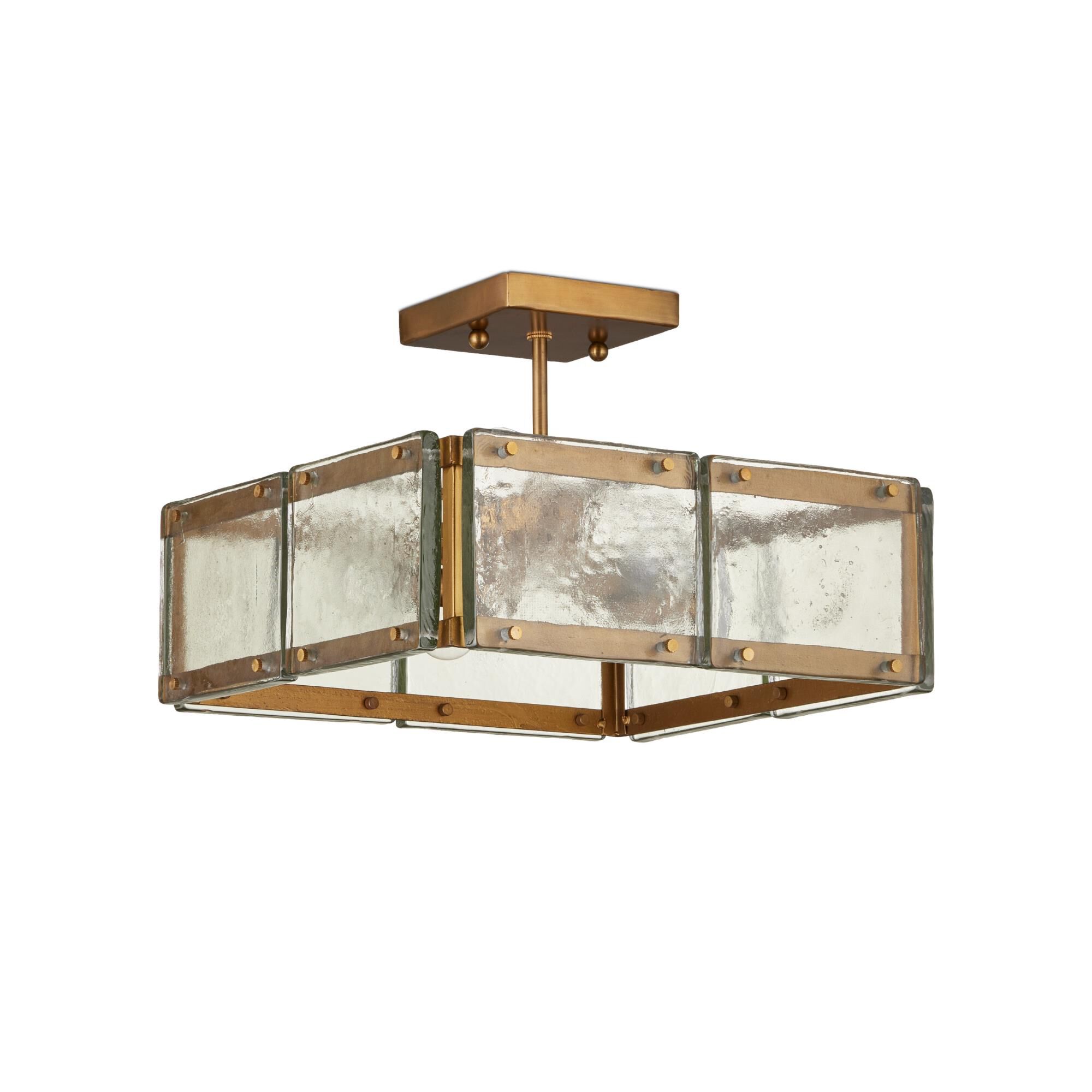 Countervail 18 Inch Semi Flush Mount by Currey and Company