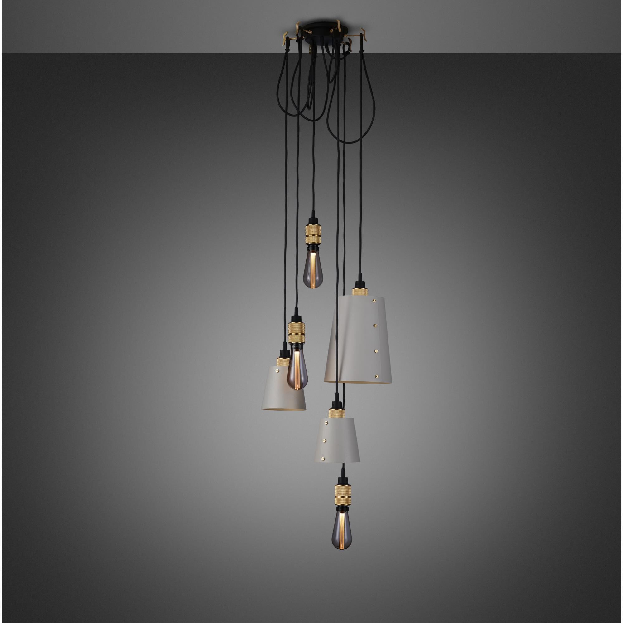 Hooked 6.0 Mixed Shade Multi Pendant Light Fixture by Buster and Punch
