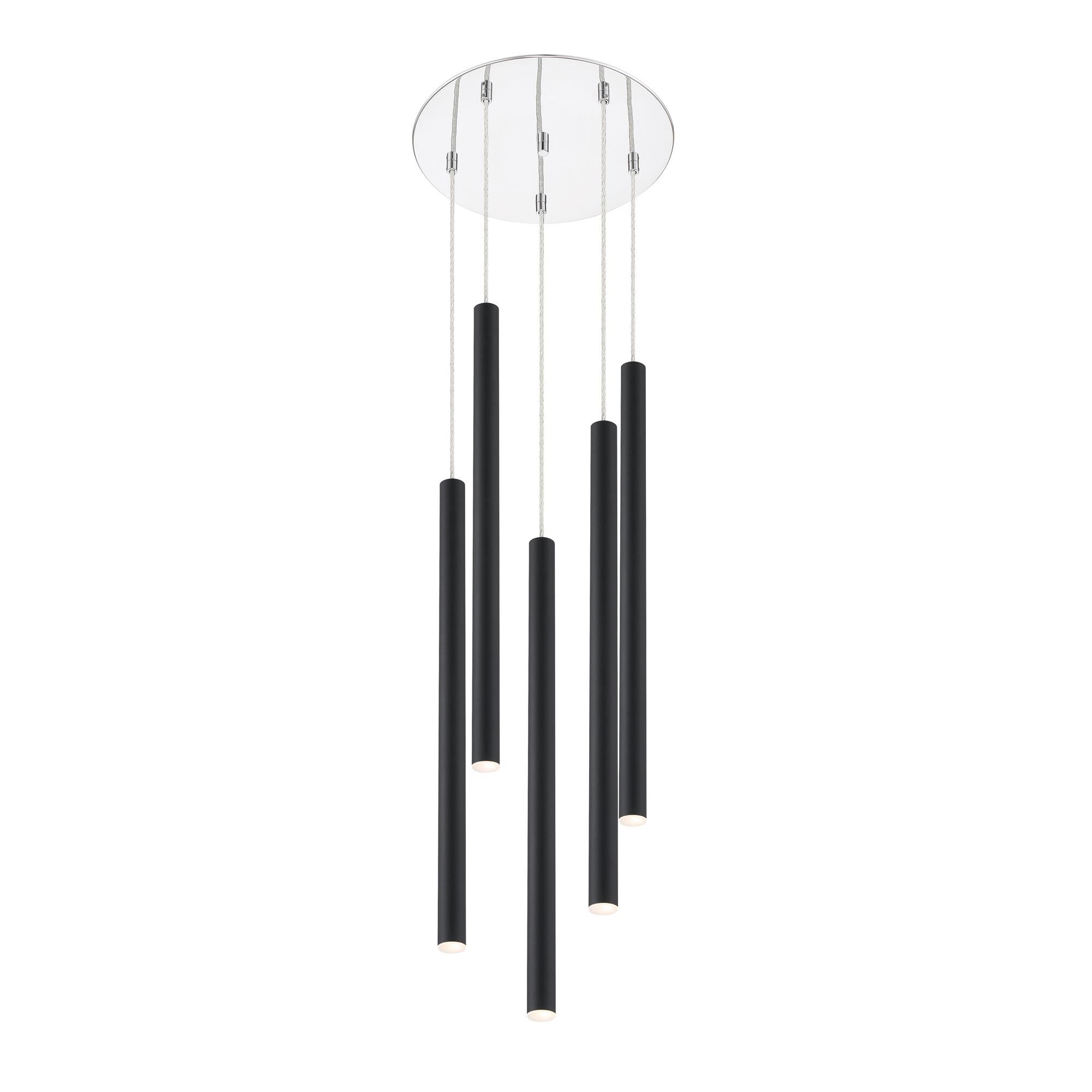Forest 13 Inch 5 Light LED Multi Light Pendant by Z-Lite